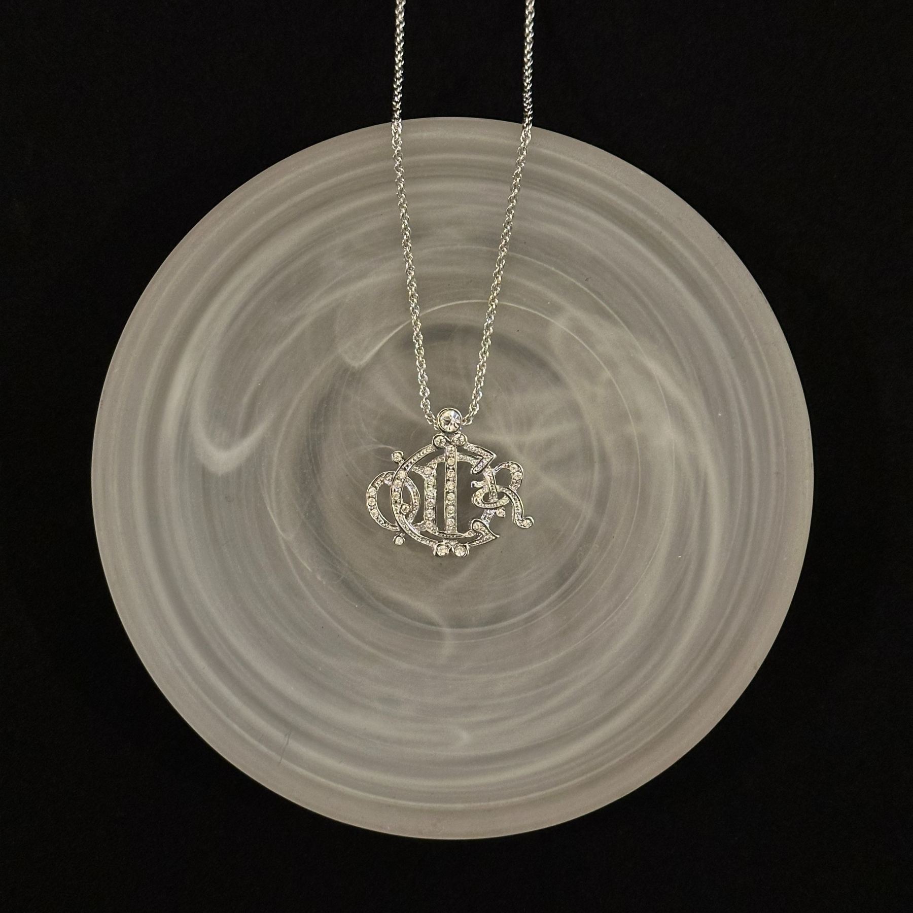 D Pumpkin Carriage Rhinestone Necklace