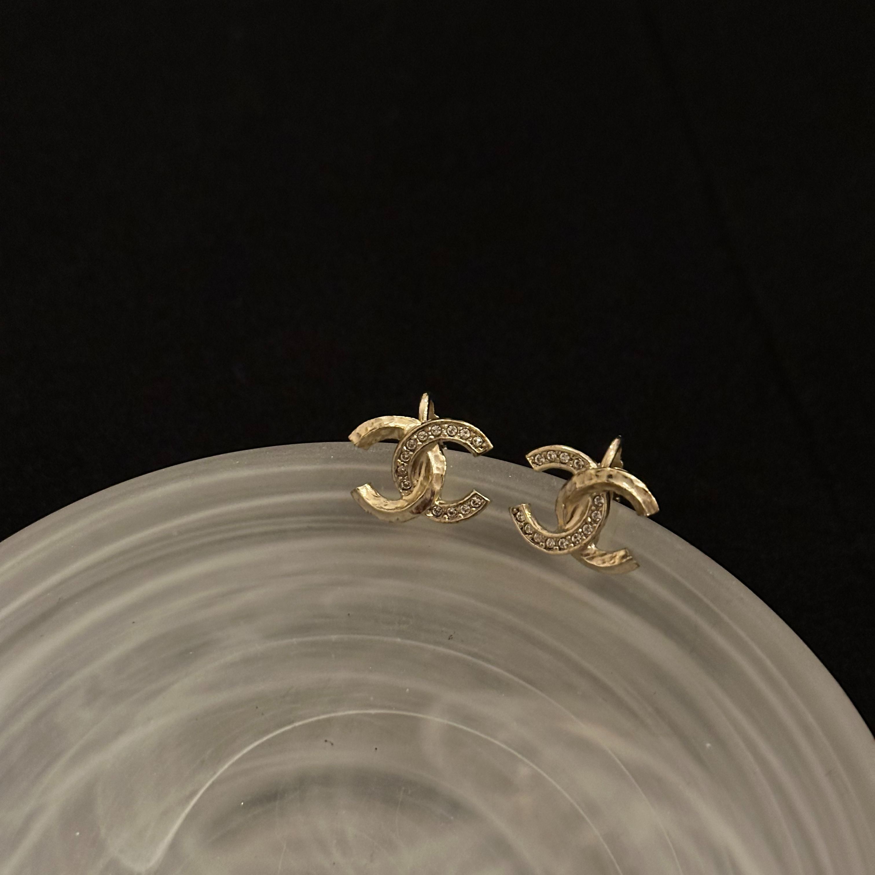 C Double C diamond earrings