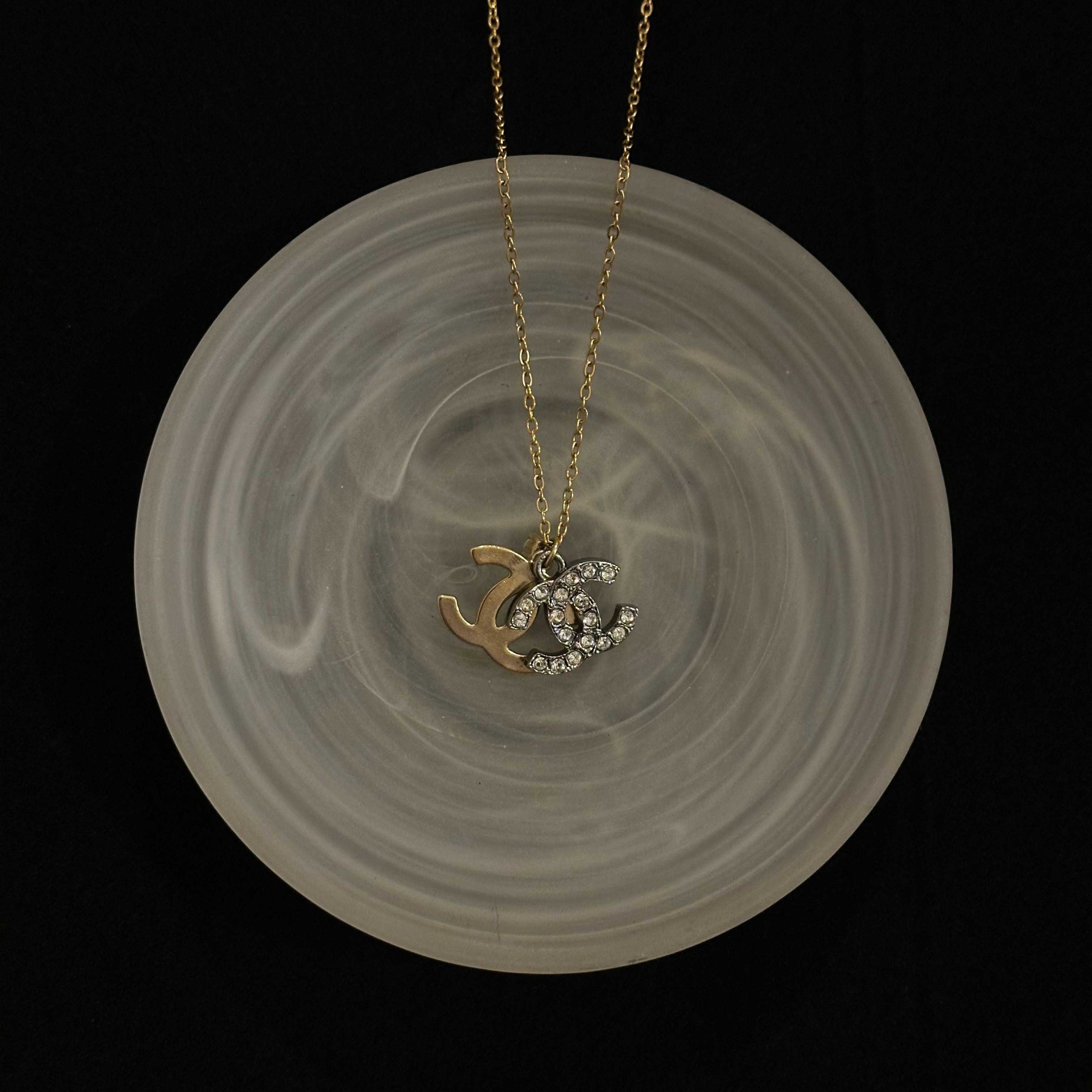 C Double-layer COCO necklace