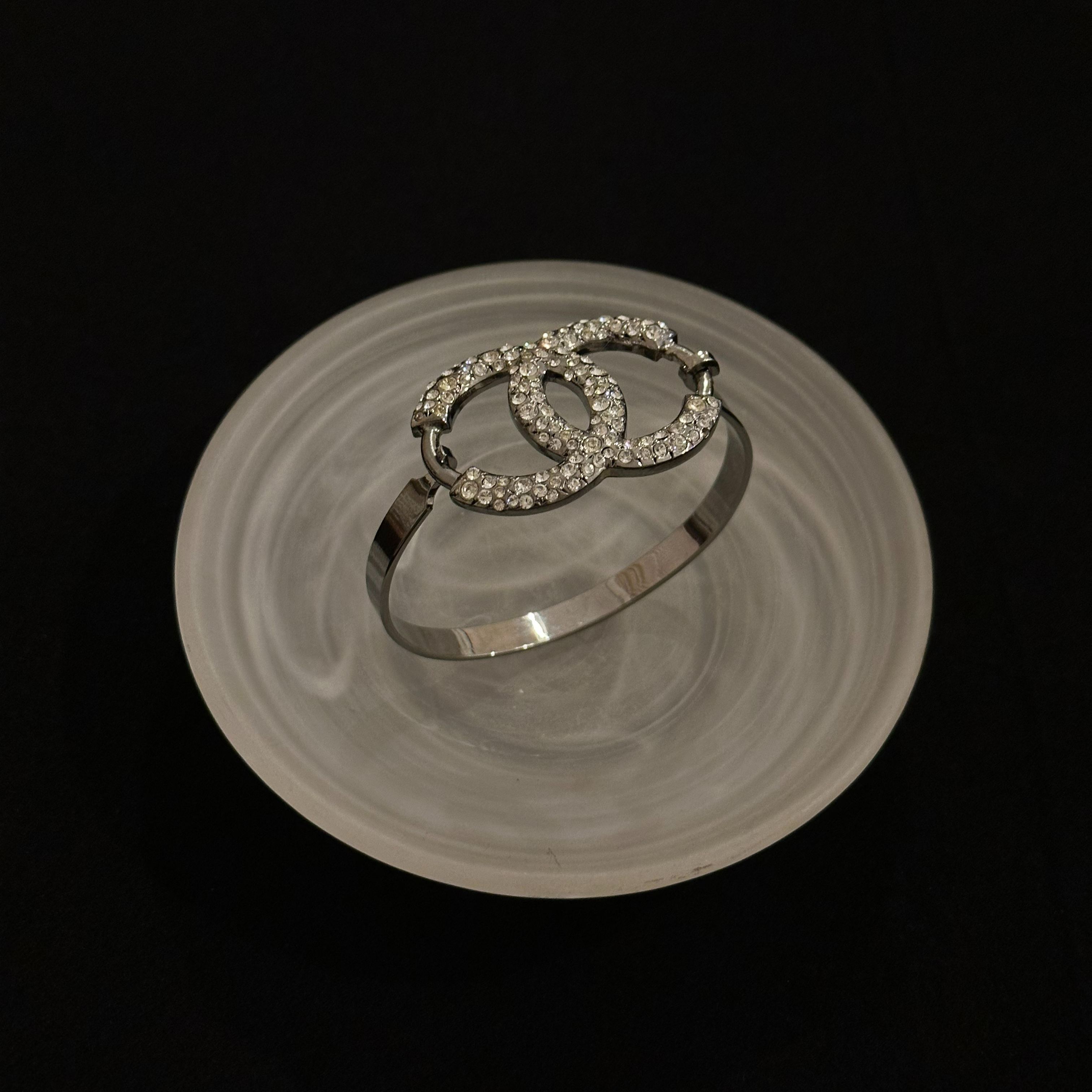 C Double C diamond bracelet