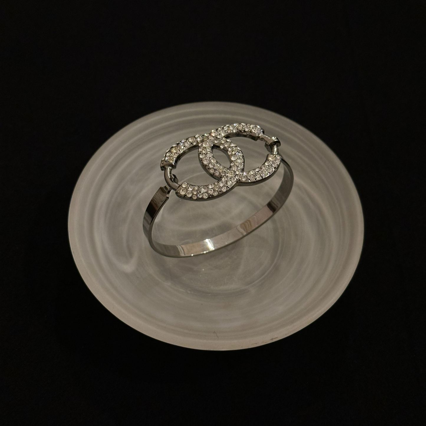 C Double C diamond bracelet