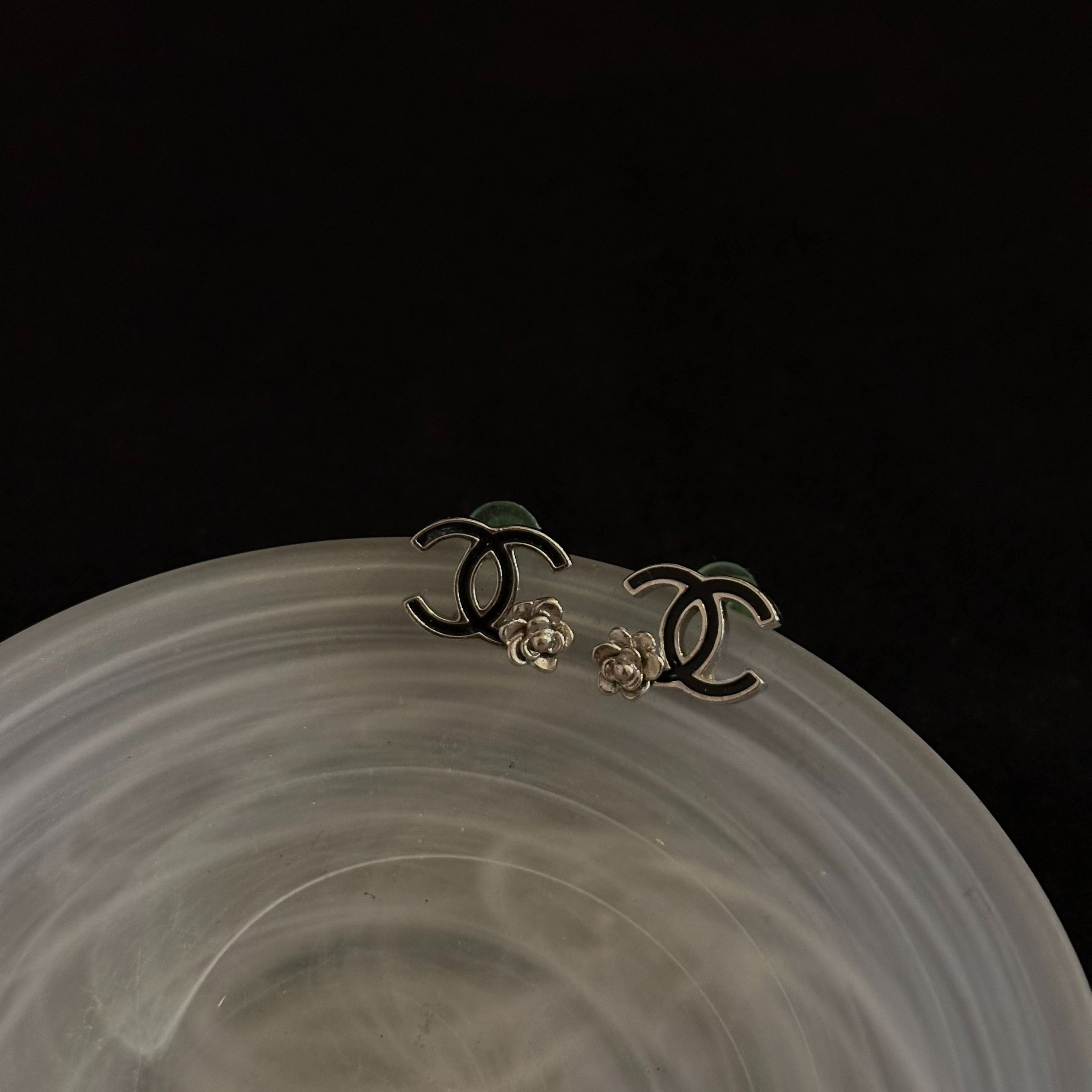 C Flower Double C Earrings