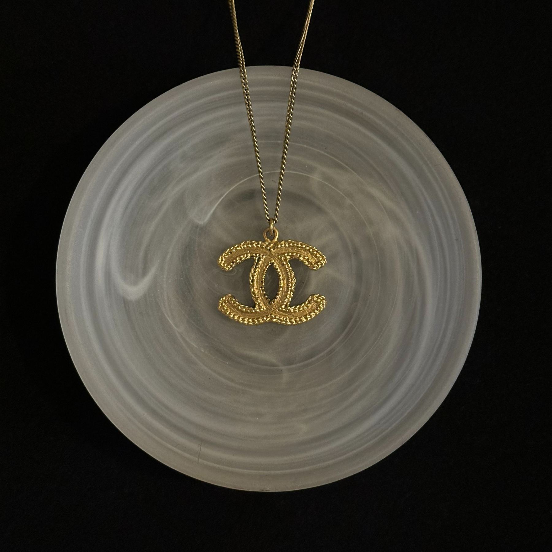 C Wheat Ear Double C Necklace