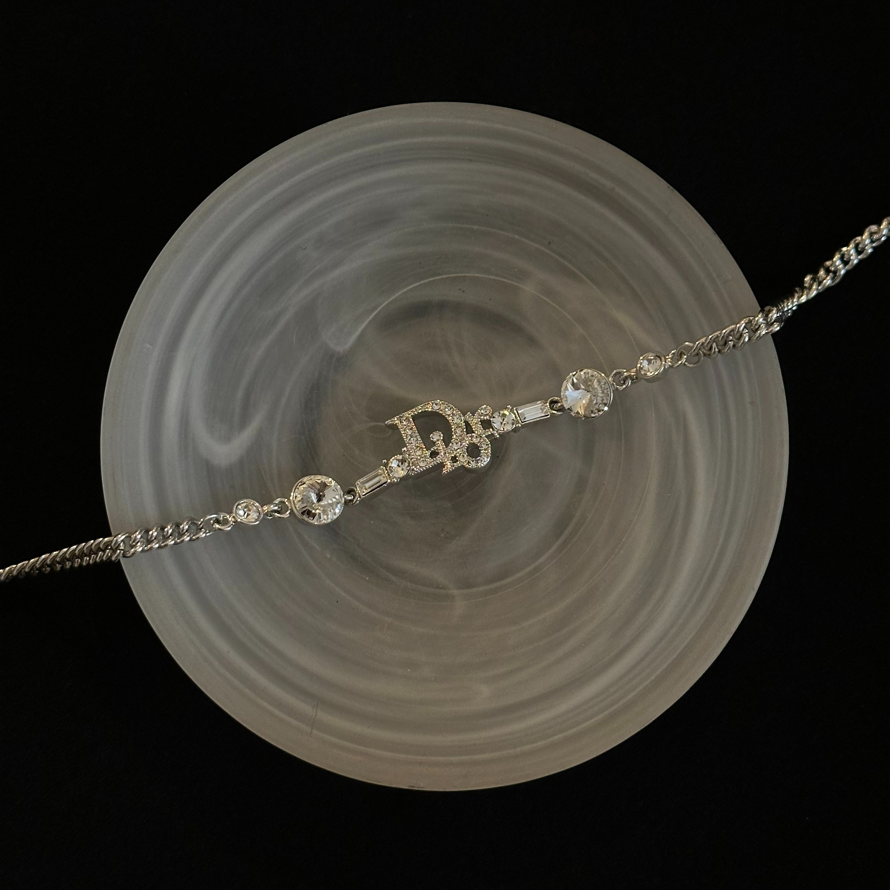 D Rhinestone Necklace