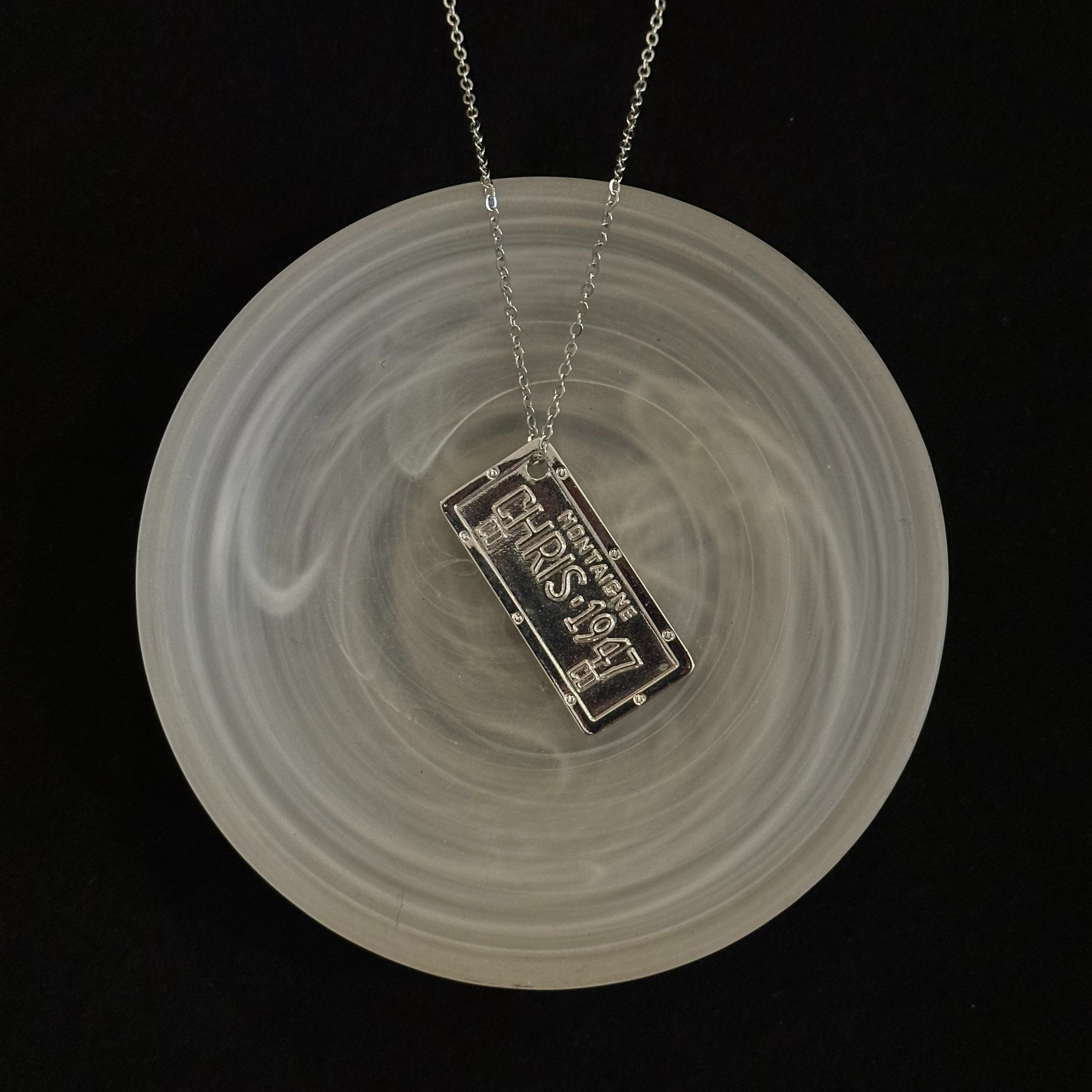 D Square Brand Commemorative Necklace