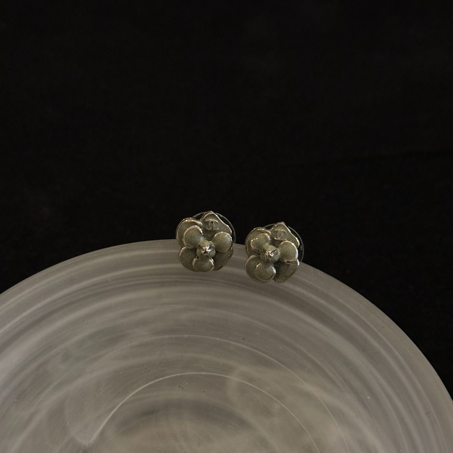 C Camellia Earrings