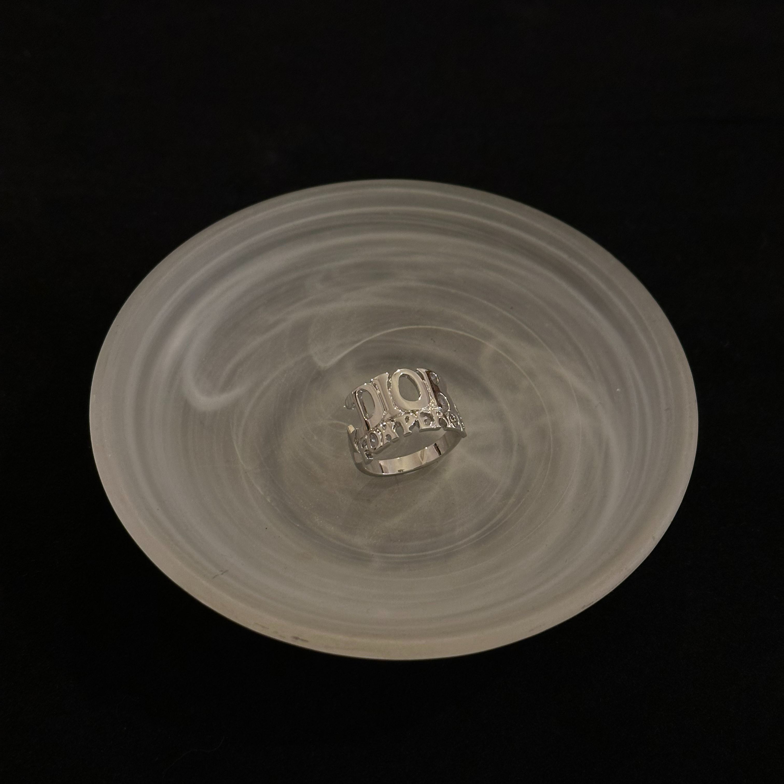 D Hollowed-out logo ring