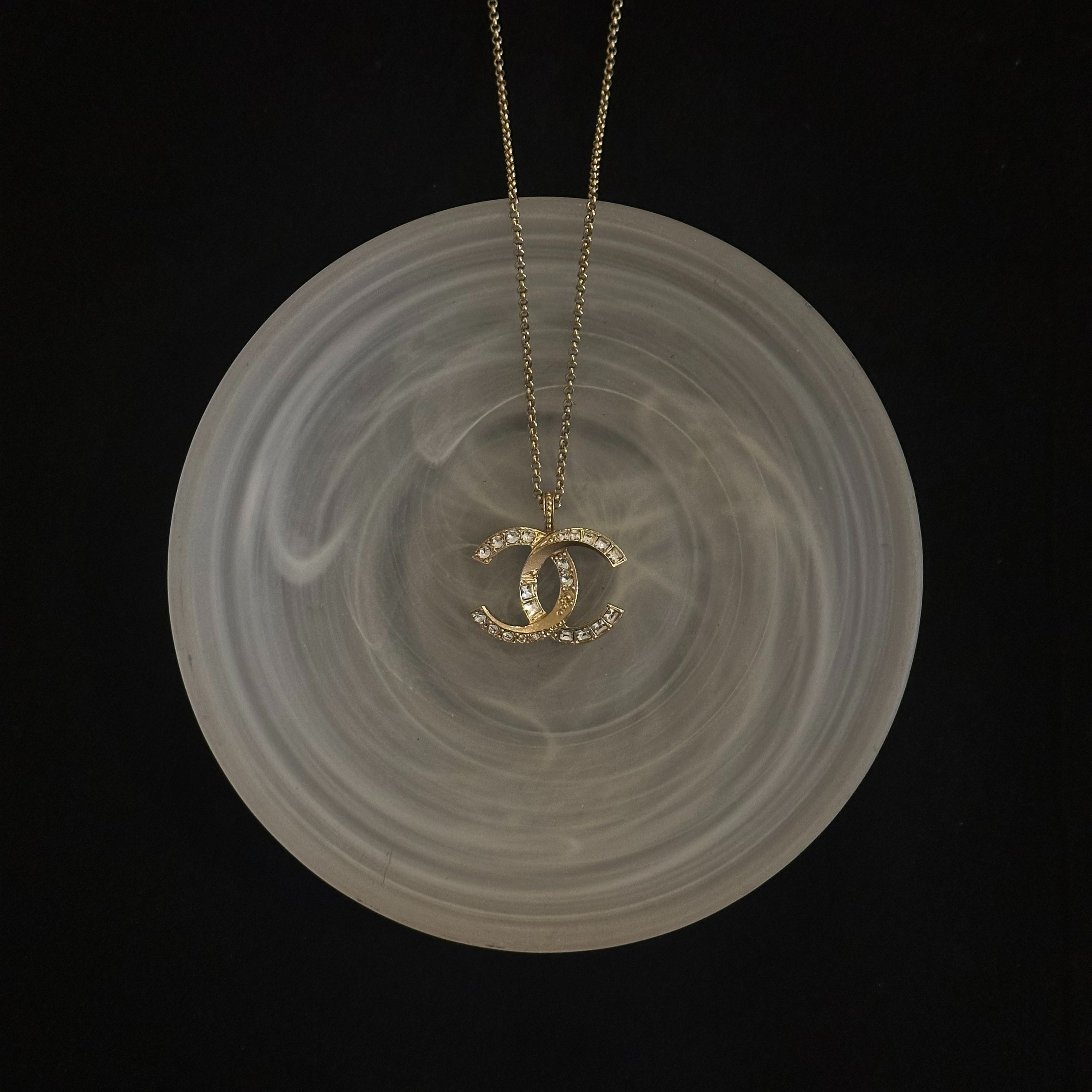 C Double C Square Diamond Necklace