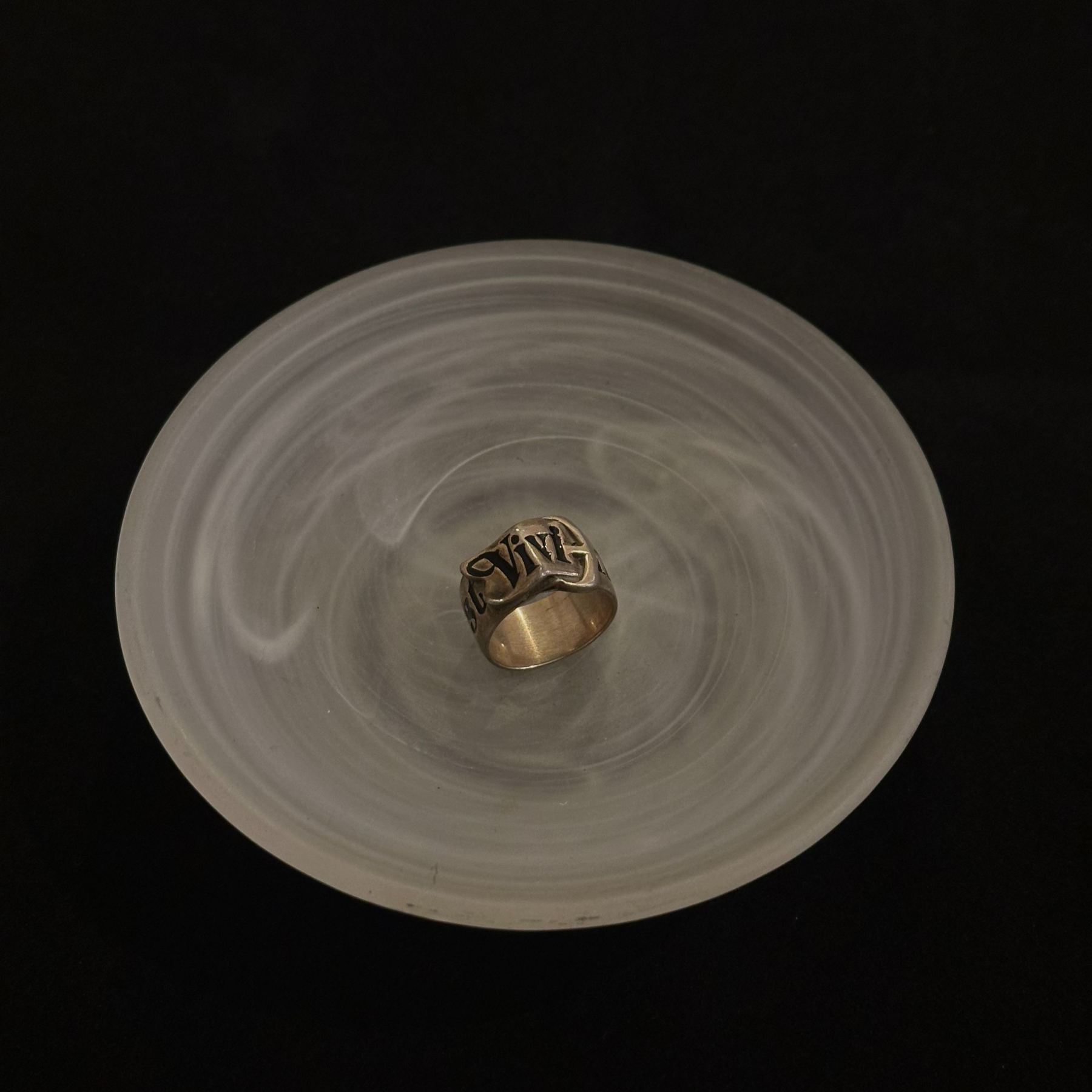 V Belt Buckle Gold Ring