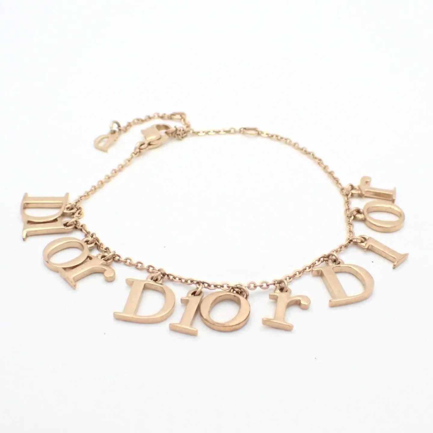 D Logo gold bracelet