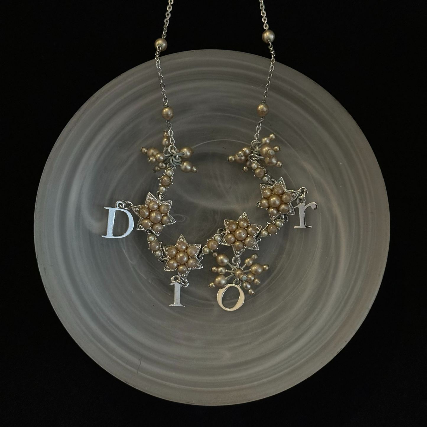 D Pearl Wheat Ear Blossom Necklace