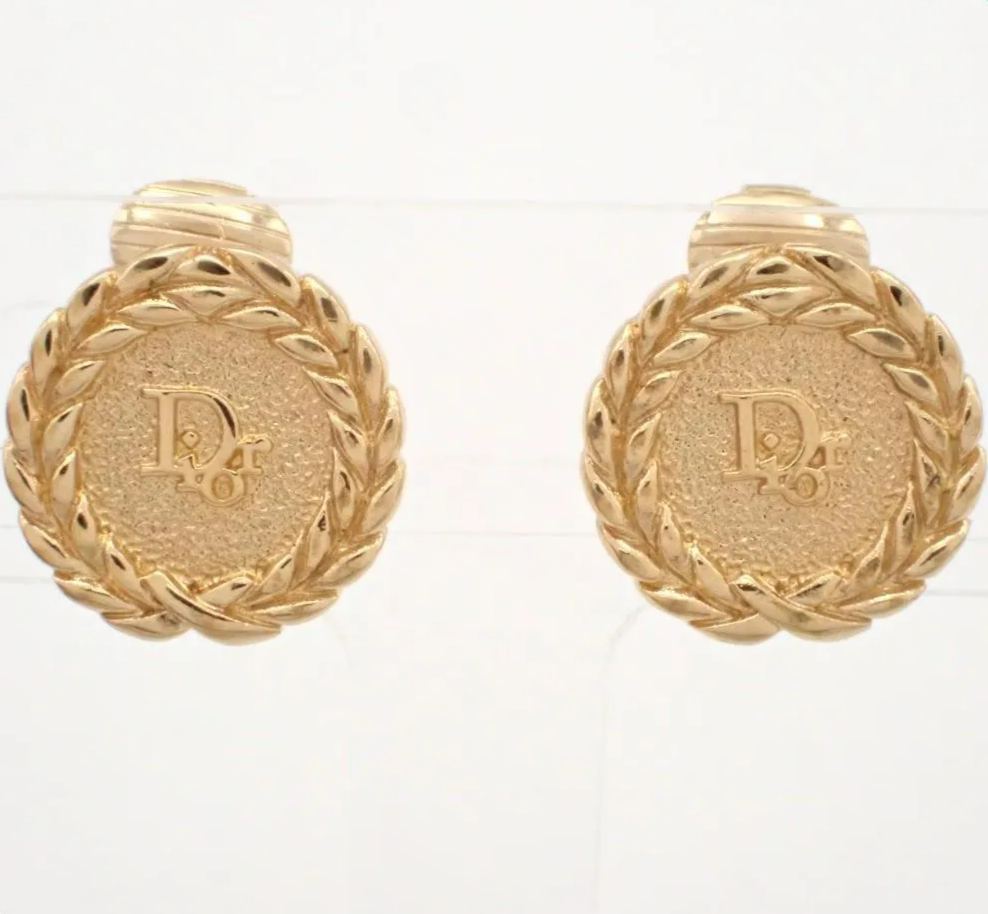 D Wheat ear logo  Earrings