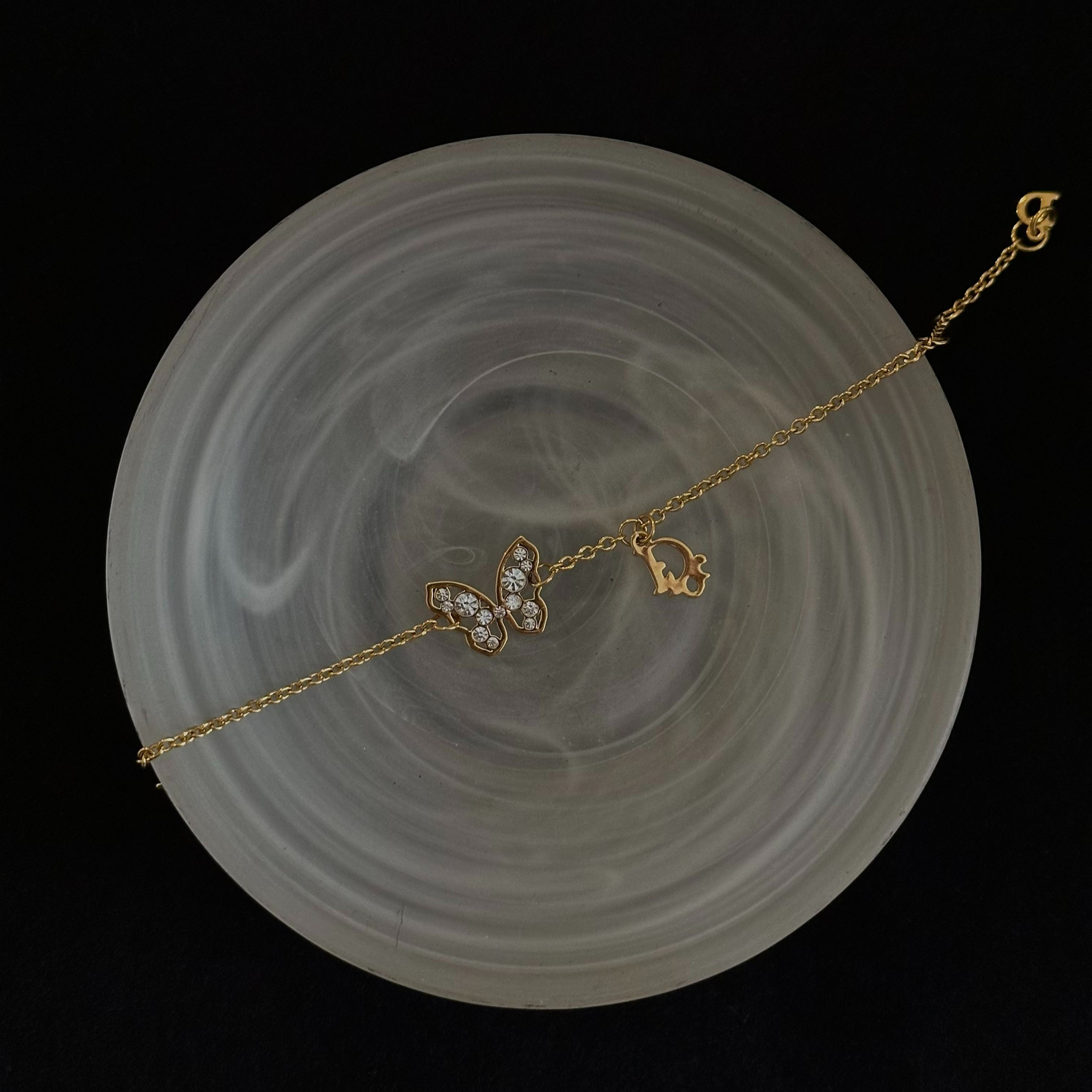 D Butterfly diamond Bracelet