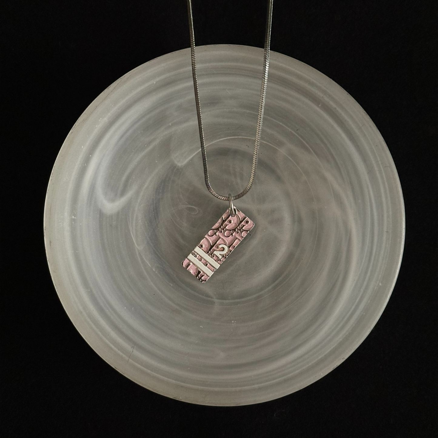 D Vintage Pink Necklace