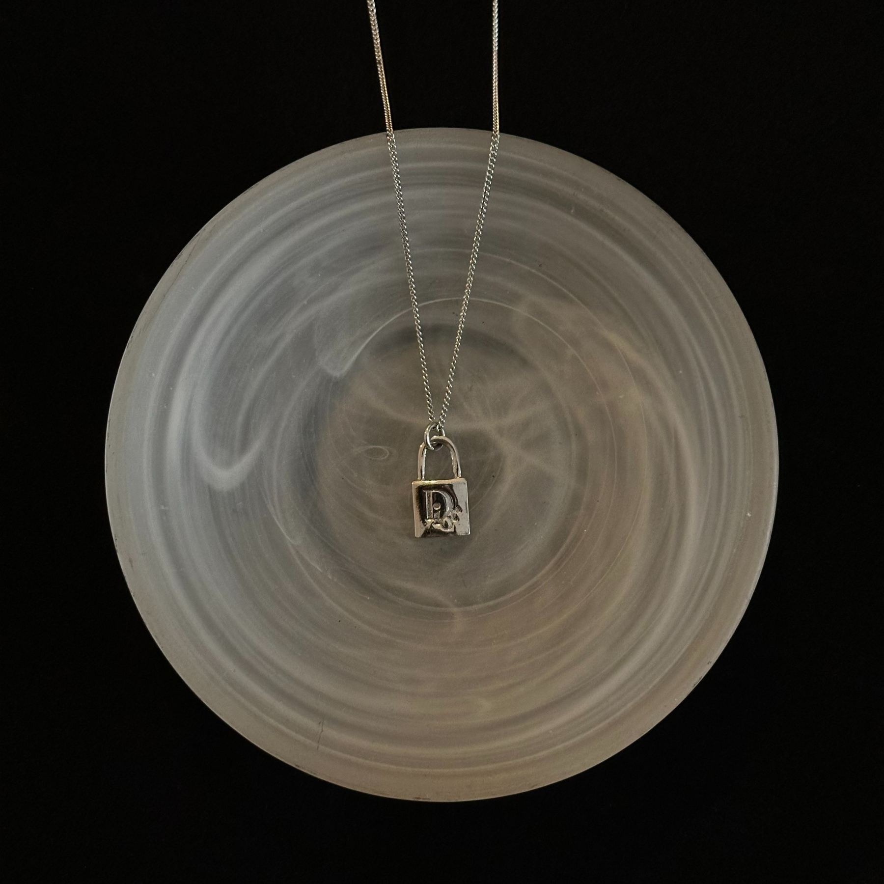 D Lock necklace