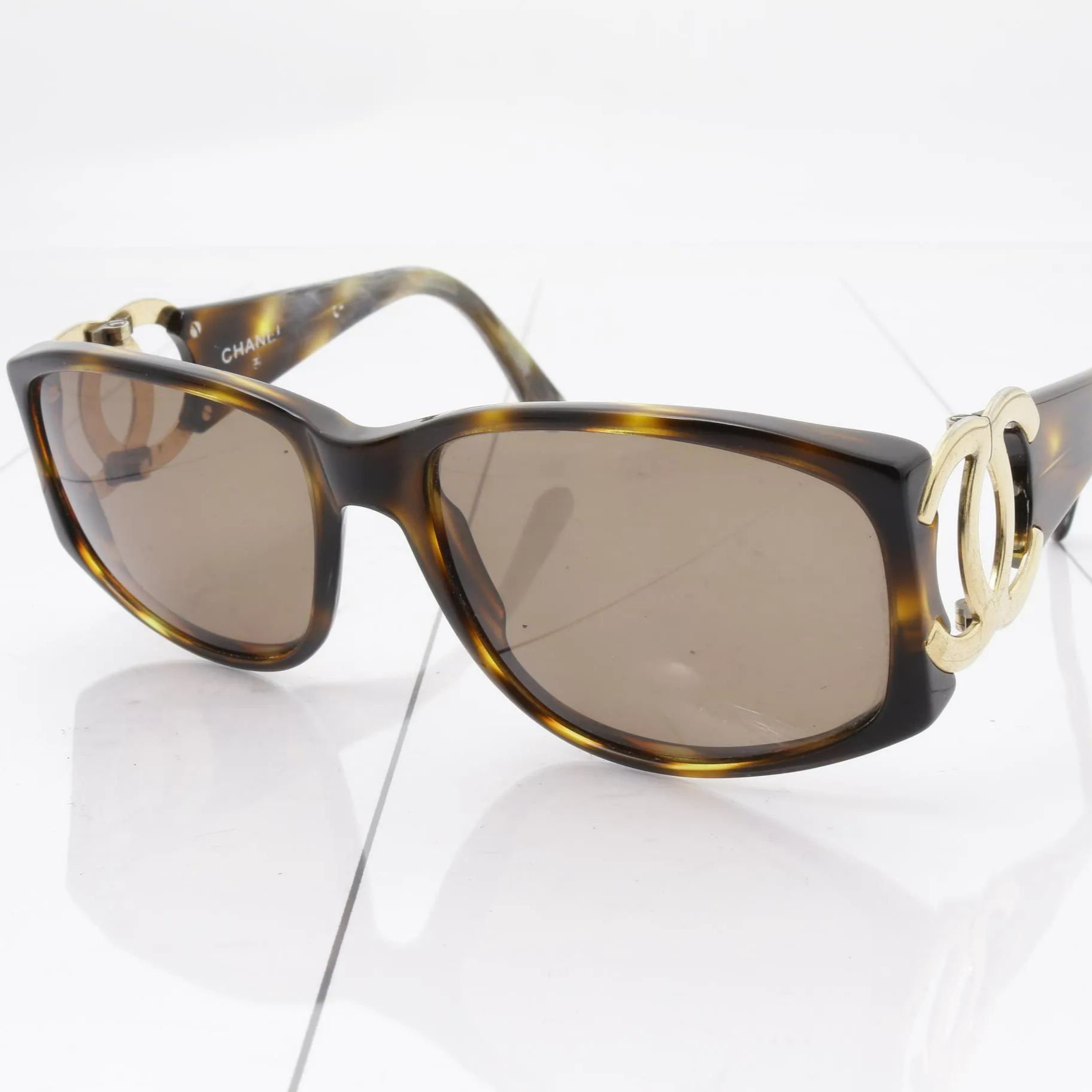 C Tortoiseshell Double C Sunglasses