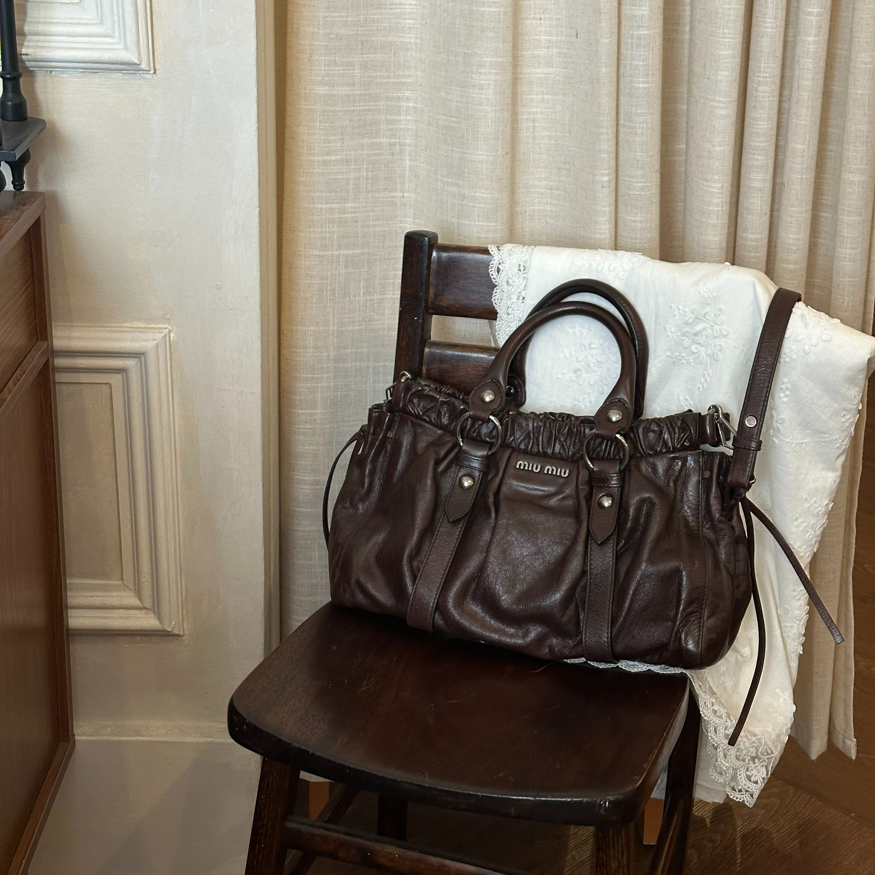 M Chocolate Brown Motorcycle Bag