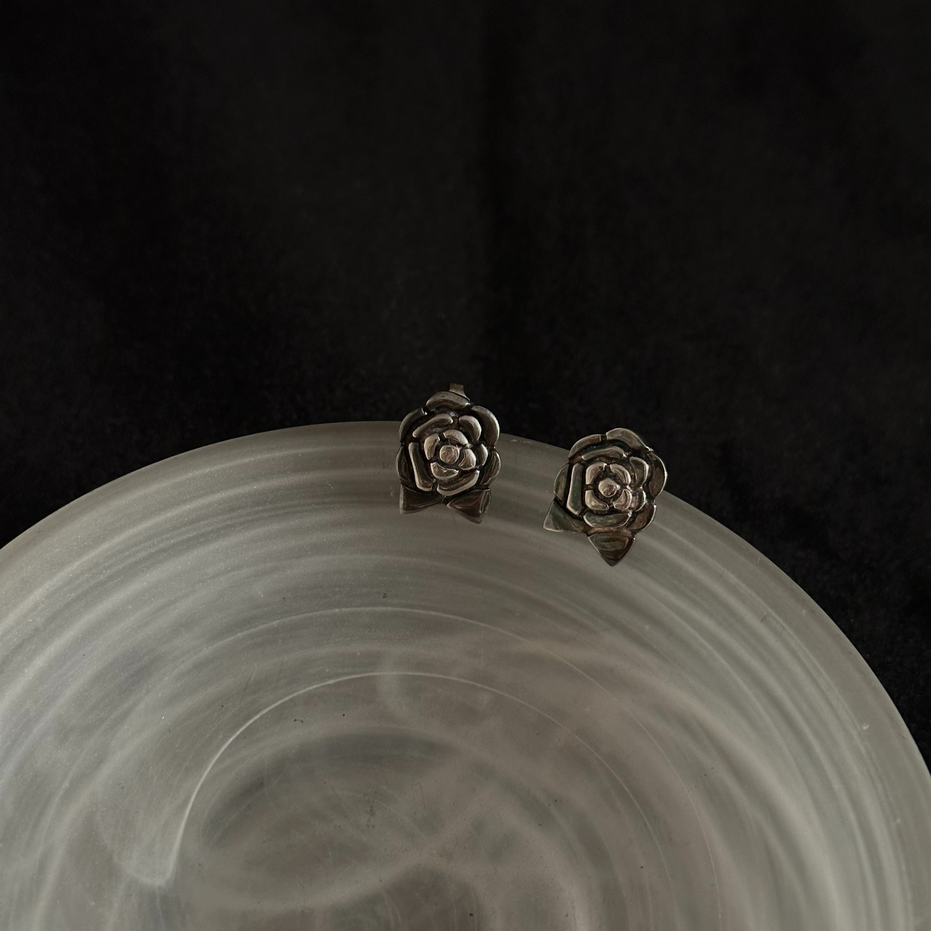 C Camellia Earrings