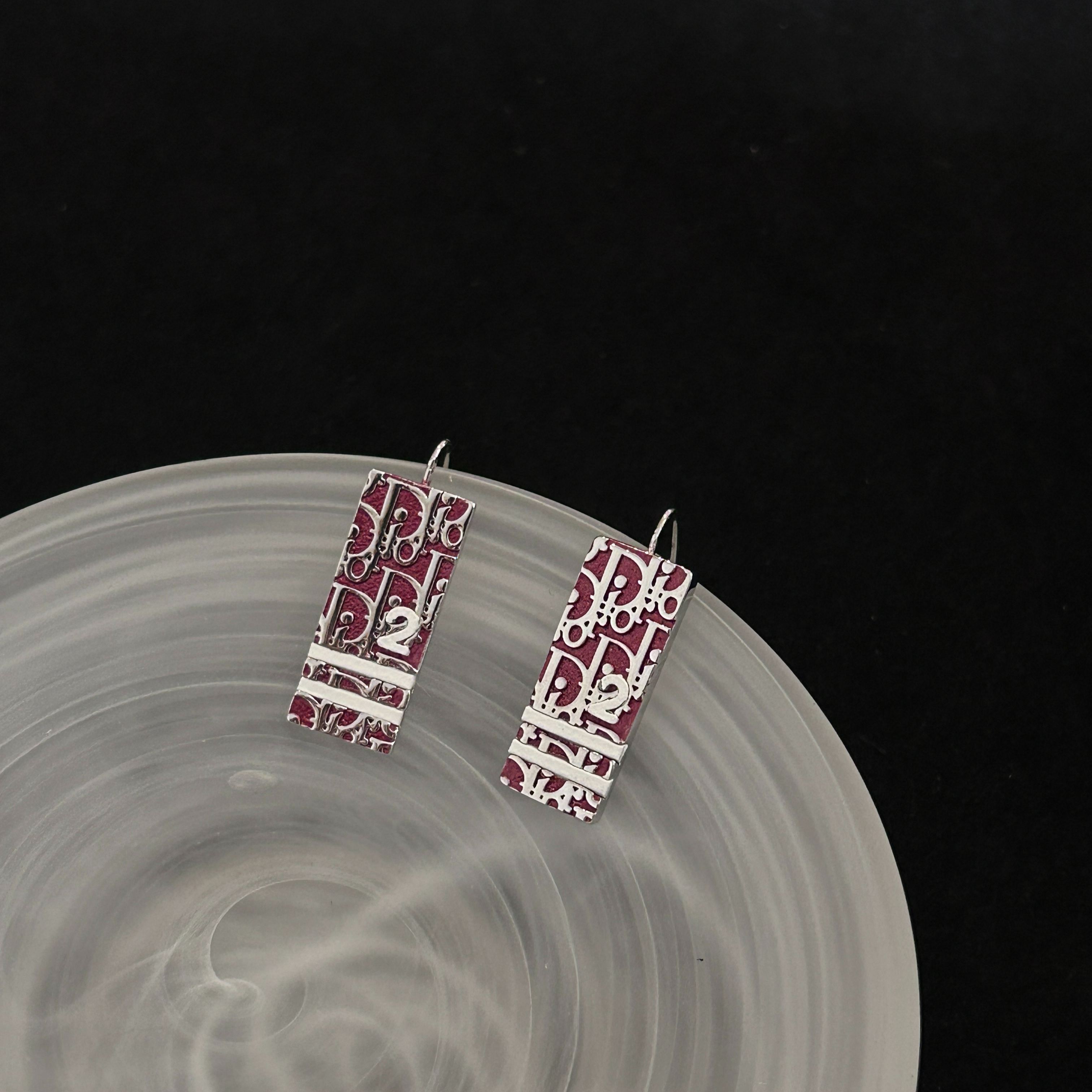D Vintage Red earrings
