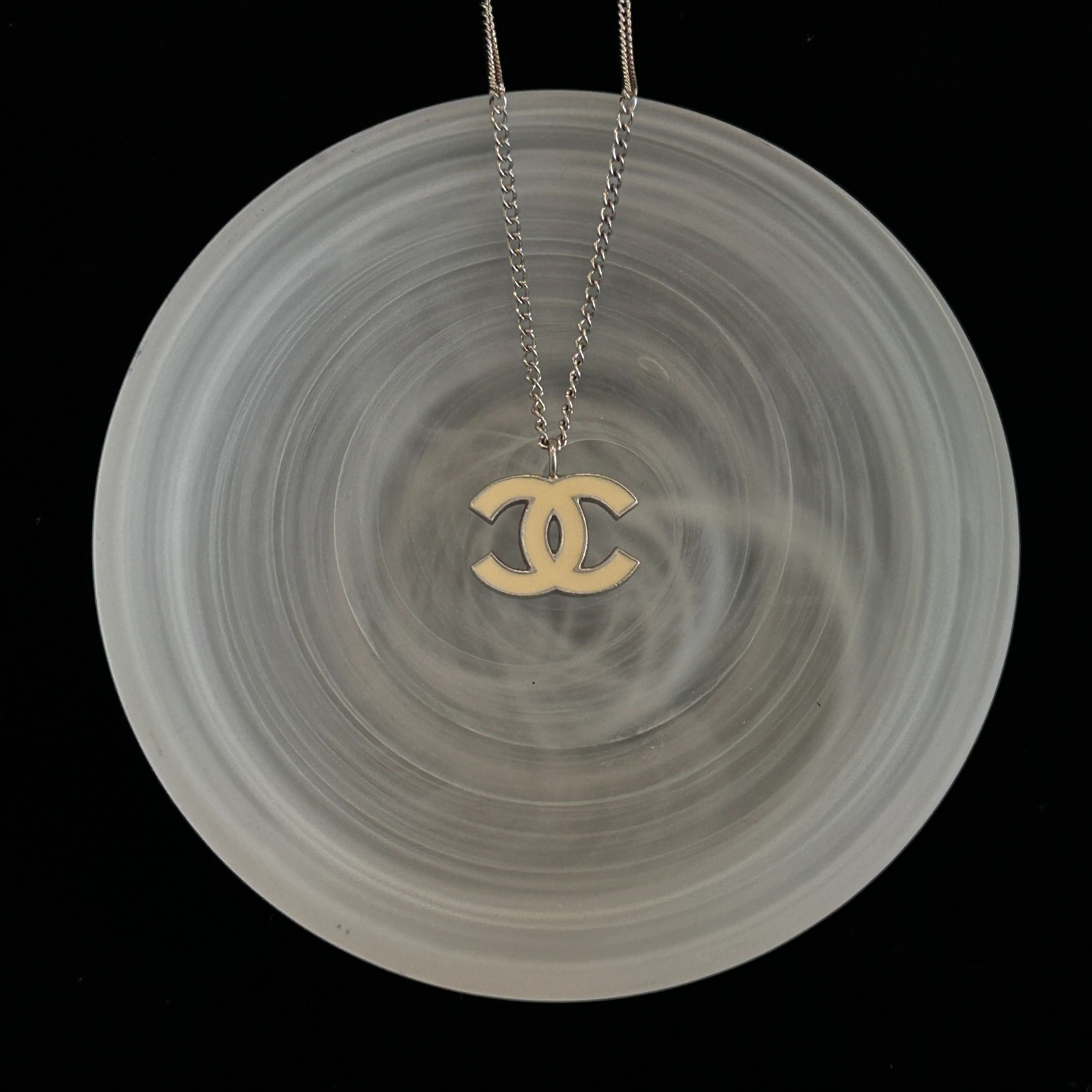 C Double C enamel necklace