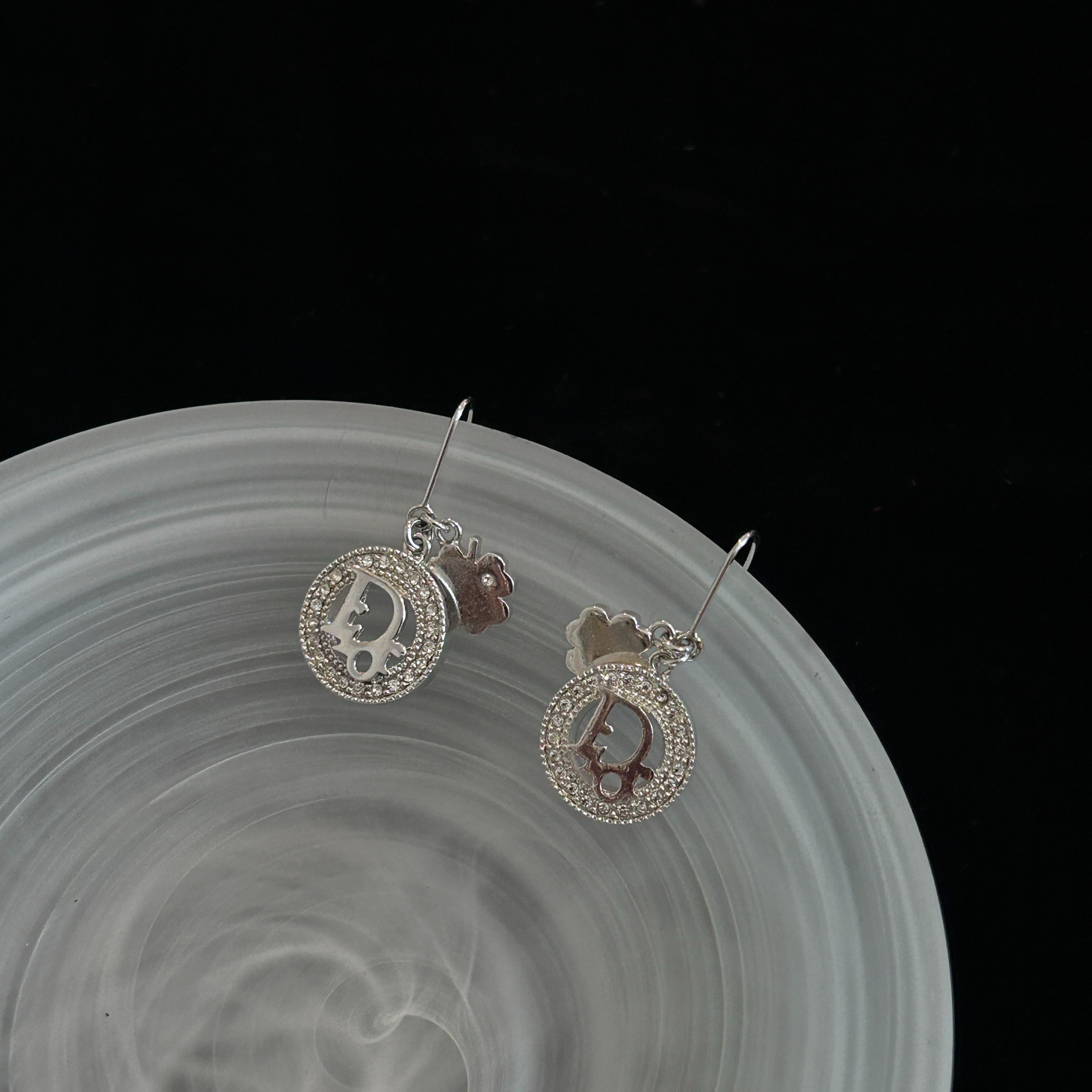D Four-leaf clover earrings