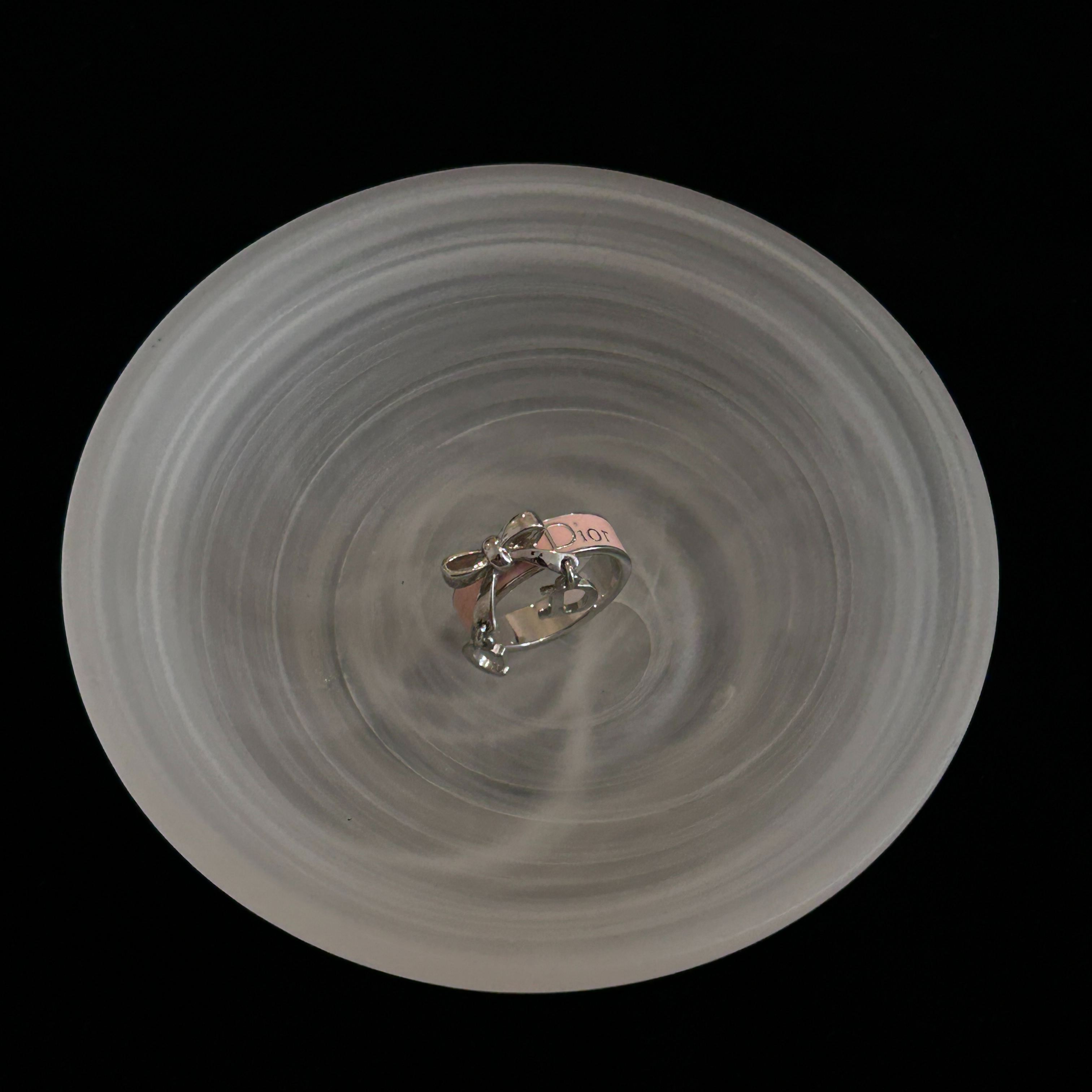 D Bow CD Pink Ring