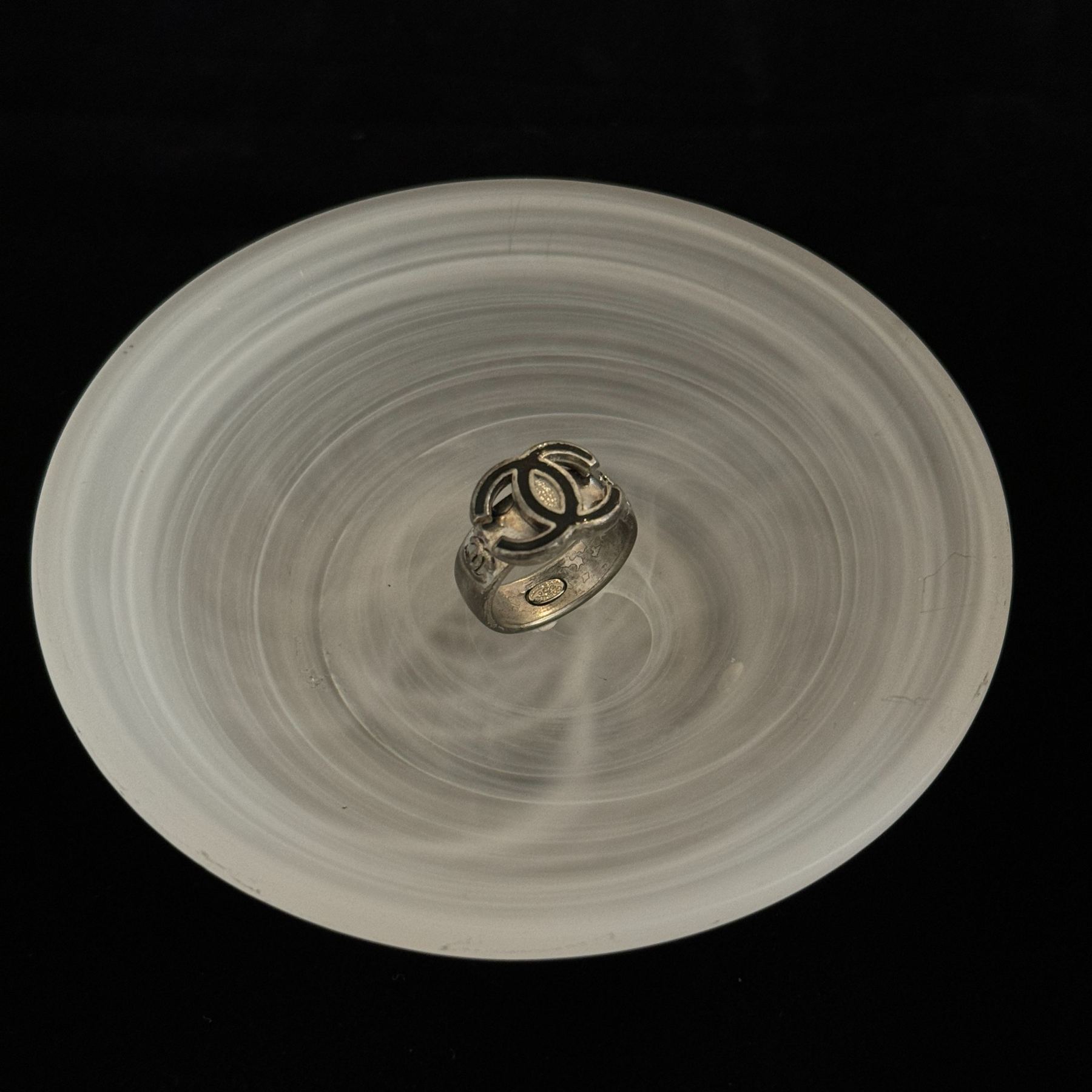 C Double C Black Ring