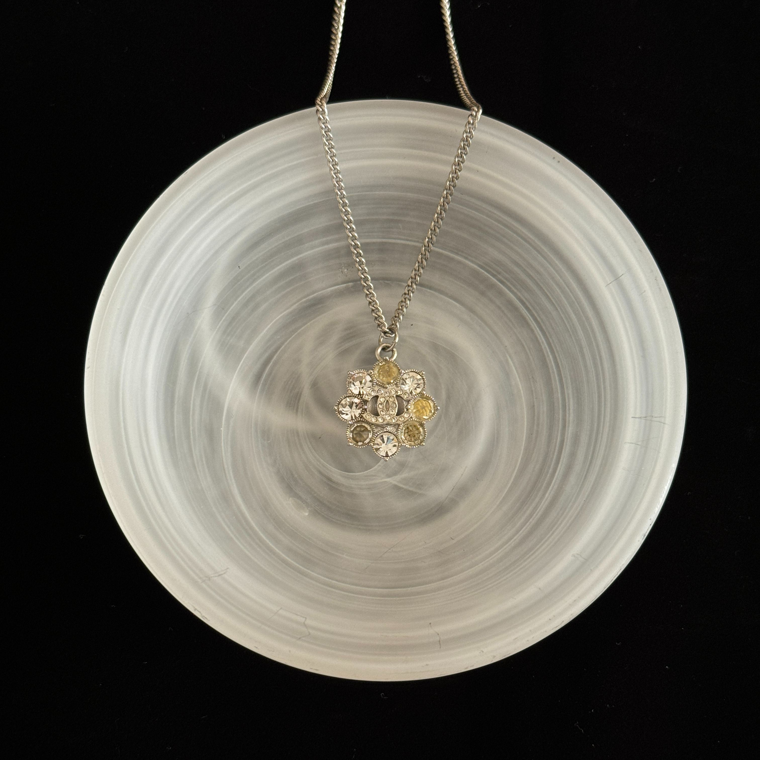 C Fully diamond Baroque style Necklace