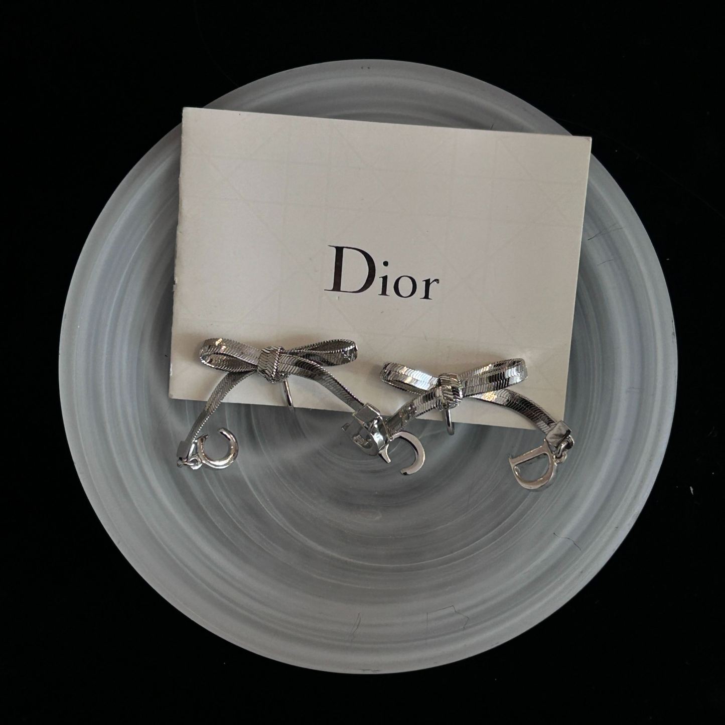 D Bow Earrings