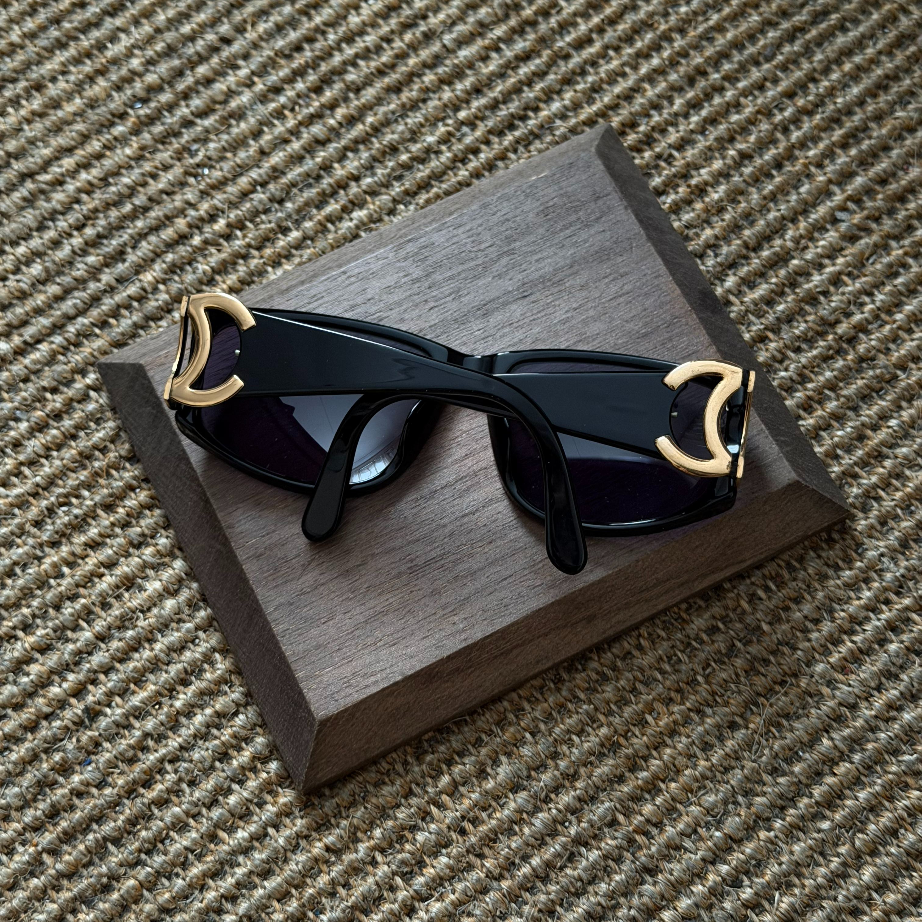 C Double C Gold logo classic sunglasses