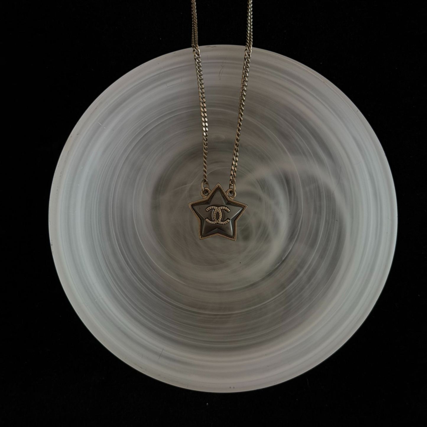 C Star Black Necklace