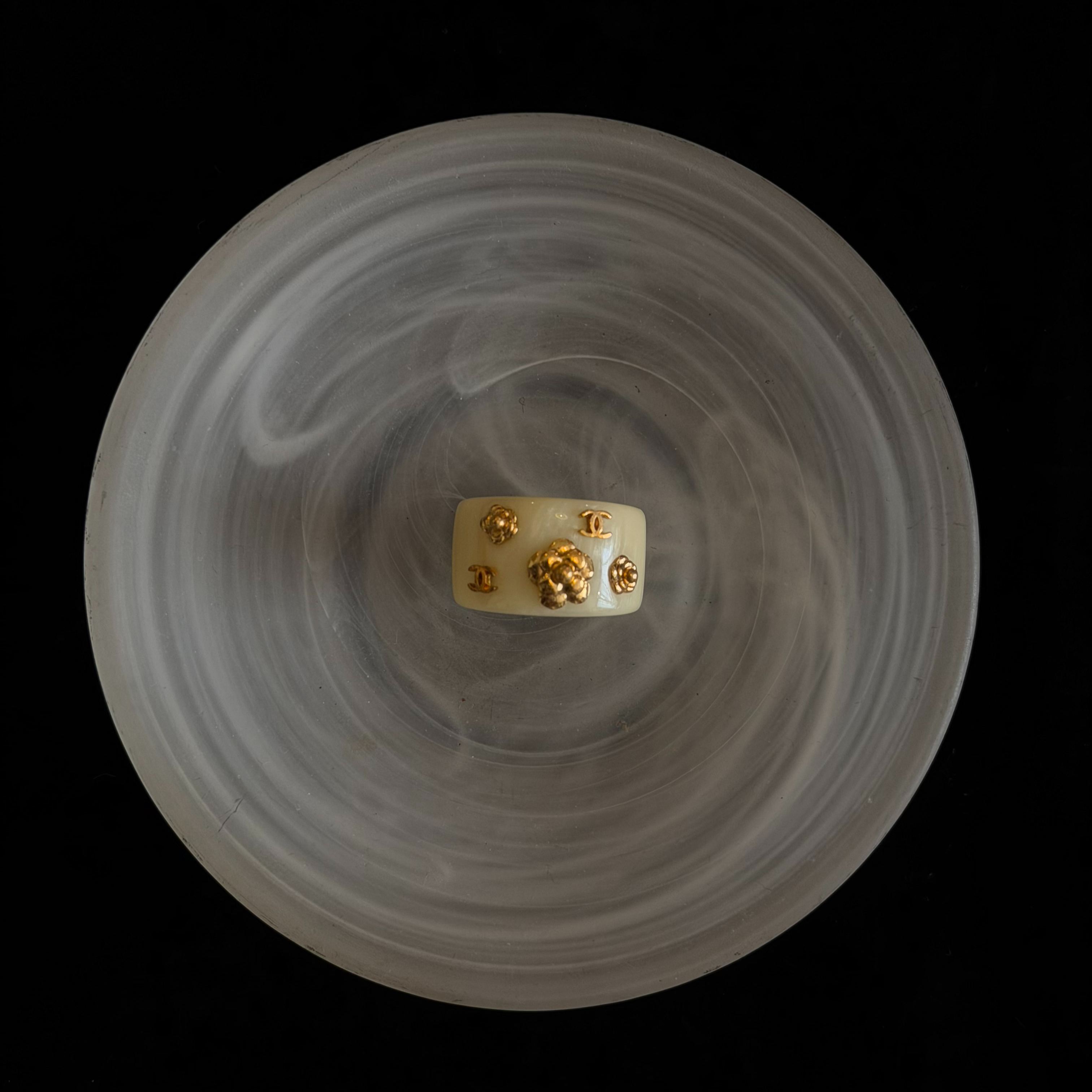 C Camellia Double C Ring