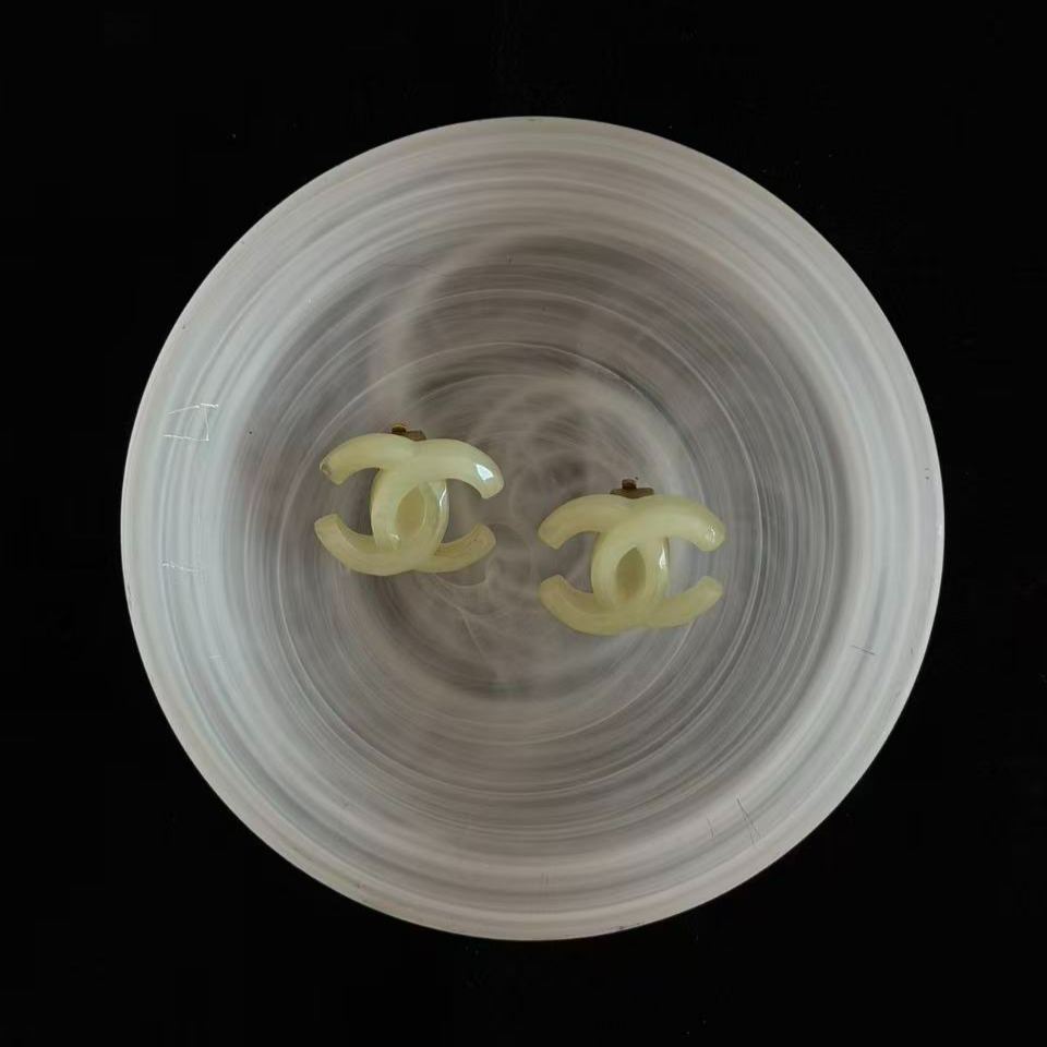 C Acrylic earrings