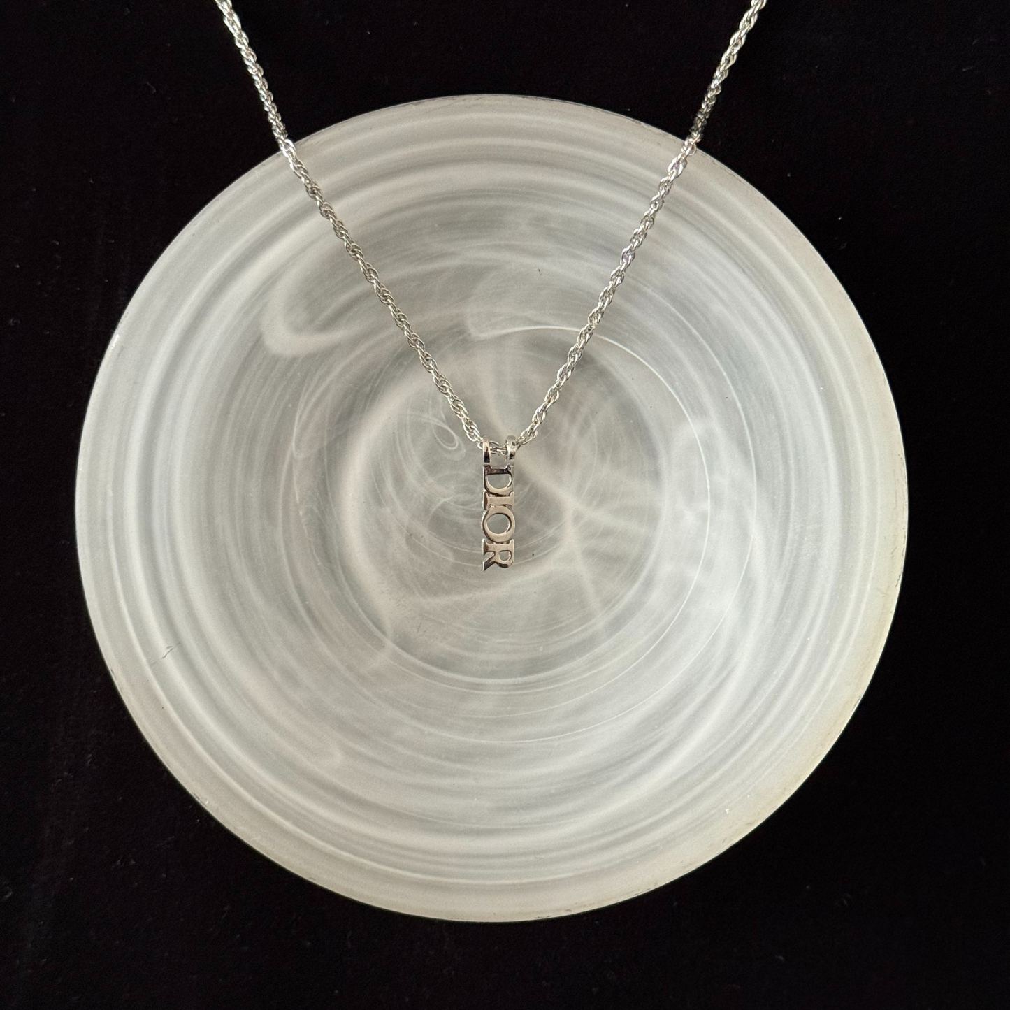 D logo necklace