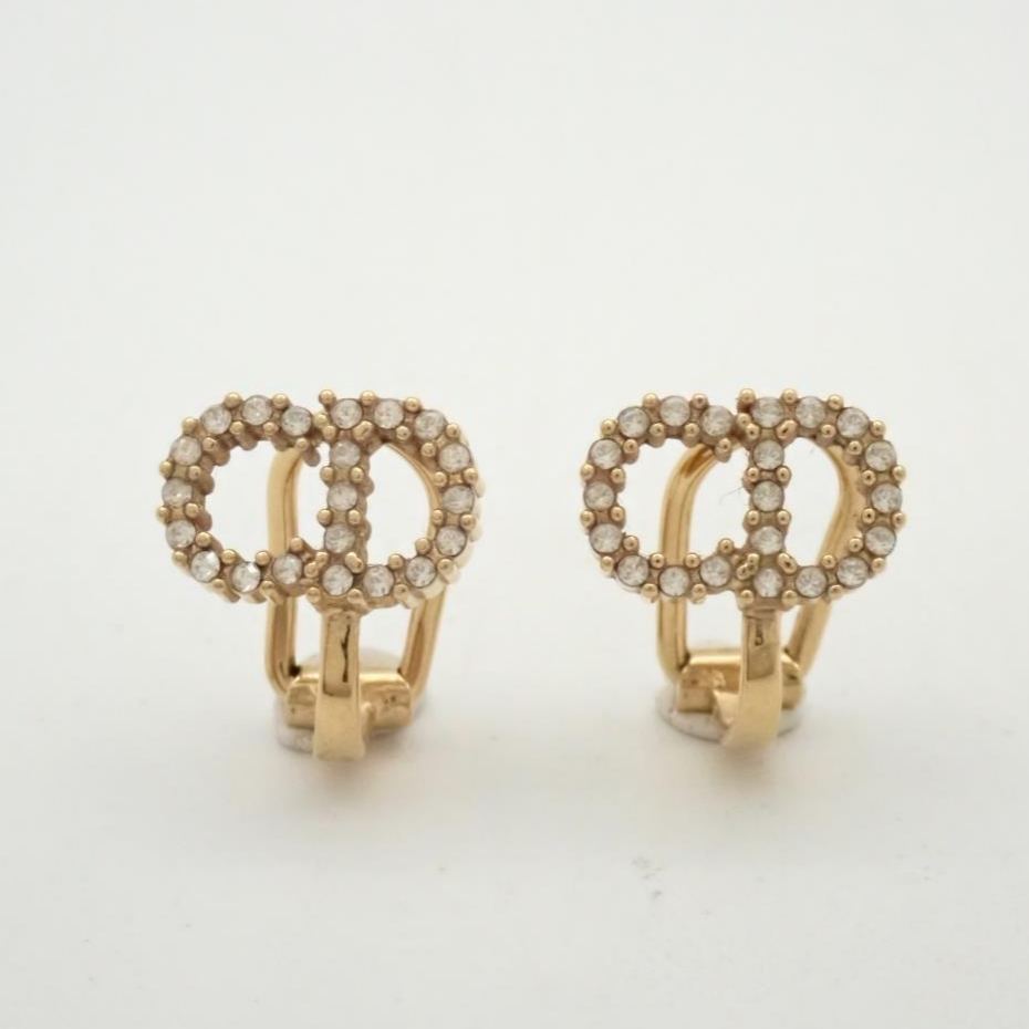 D CD Full Diamond Earrings