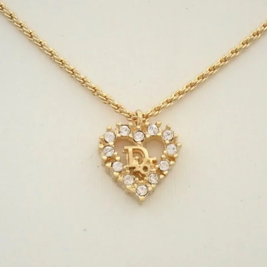 D Heart Diamond Necklace