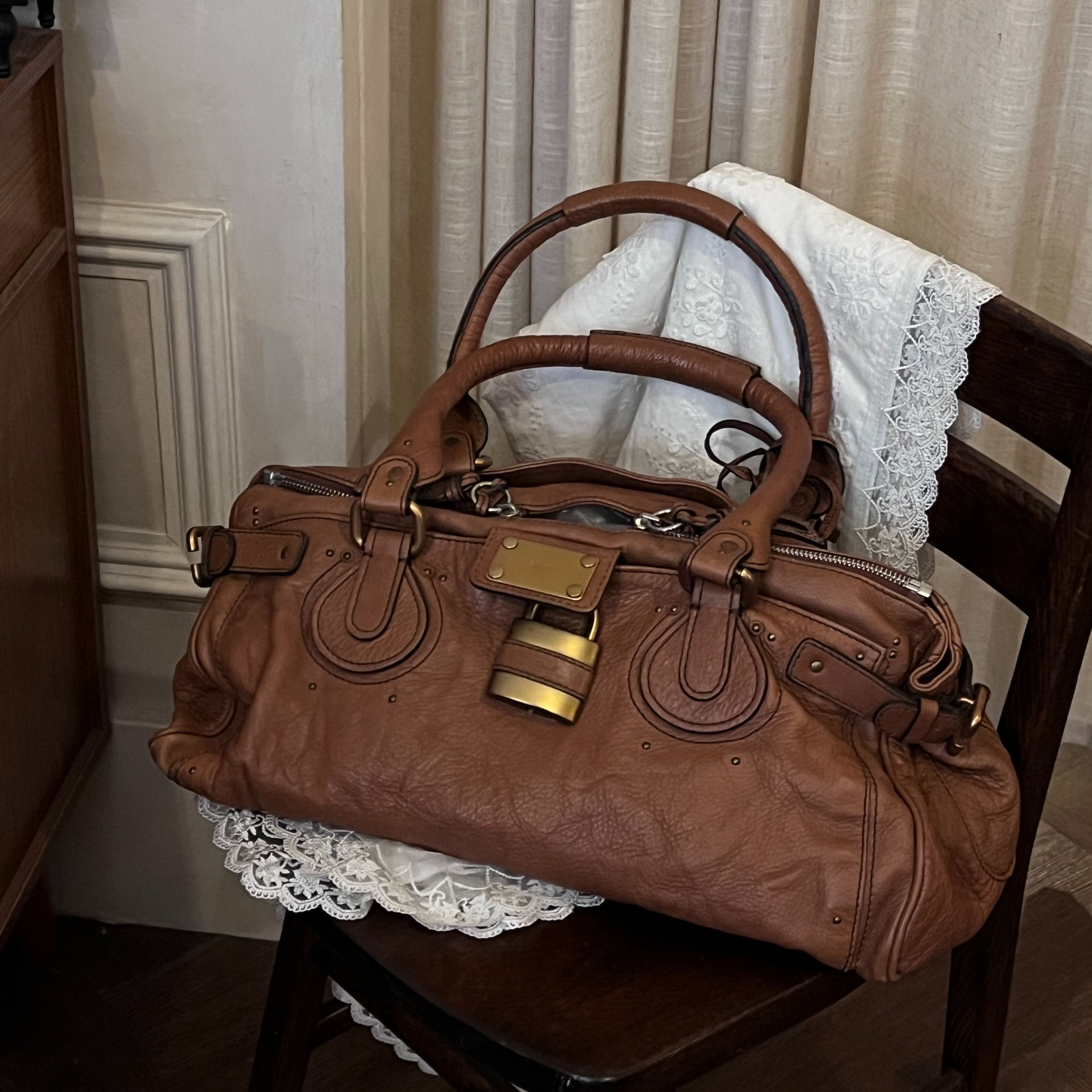 Chloe Lock-Top Tote Bag