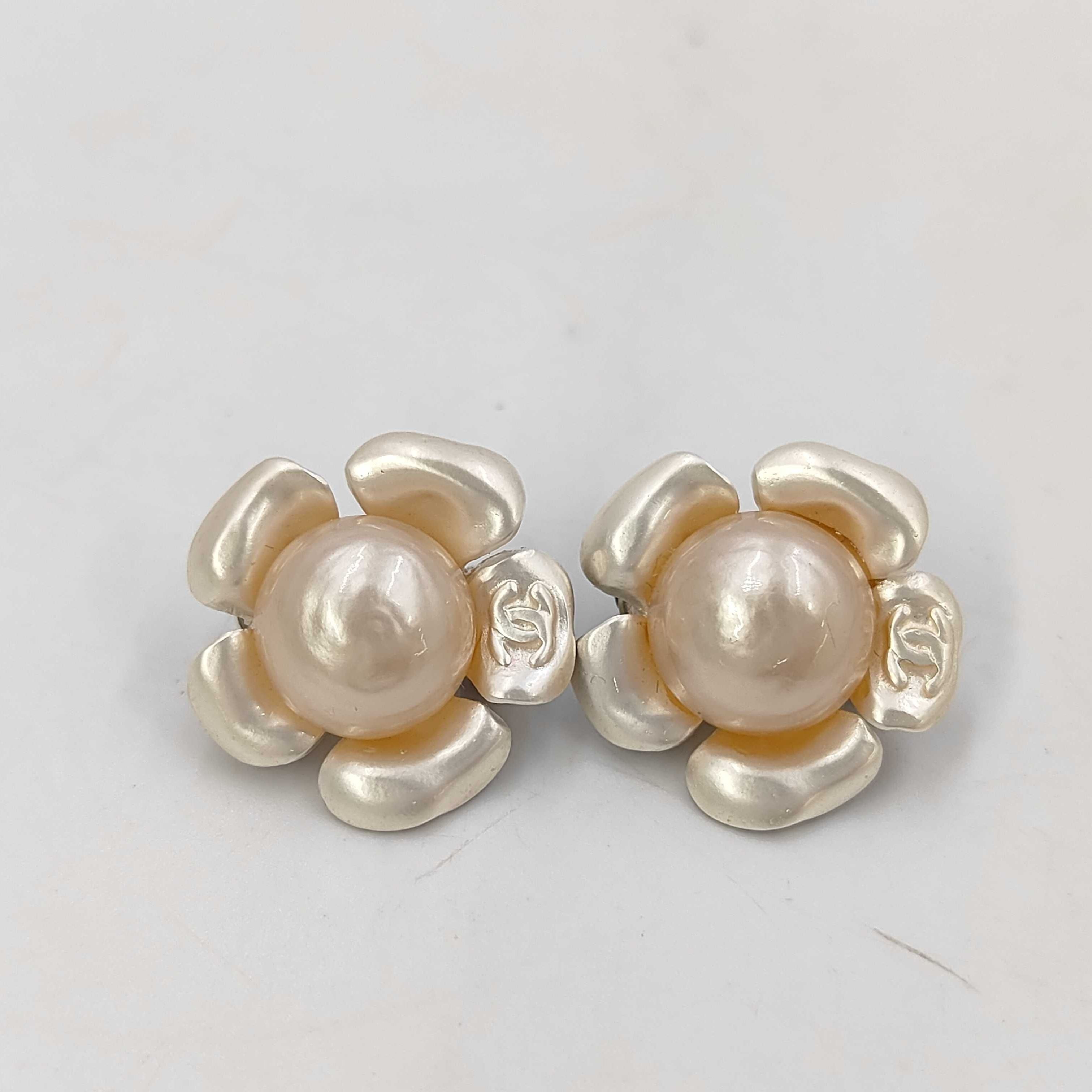 C Flower Earrings