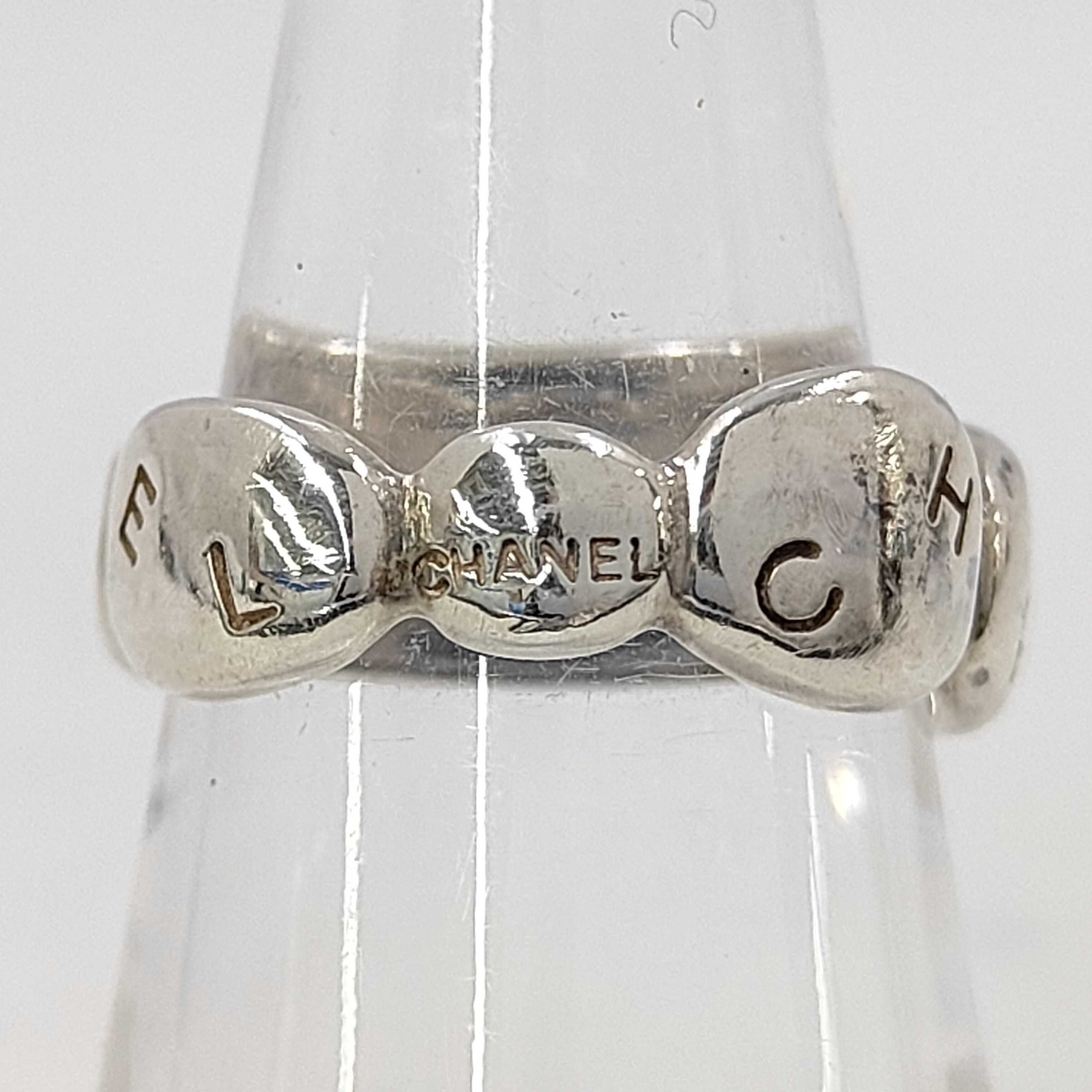 C Letter Cloud Ring