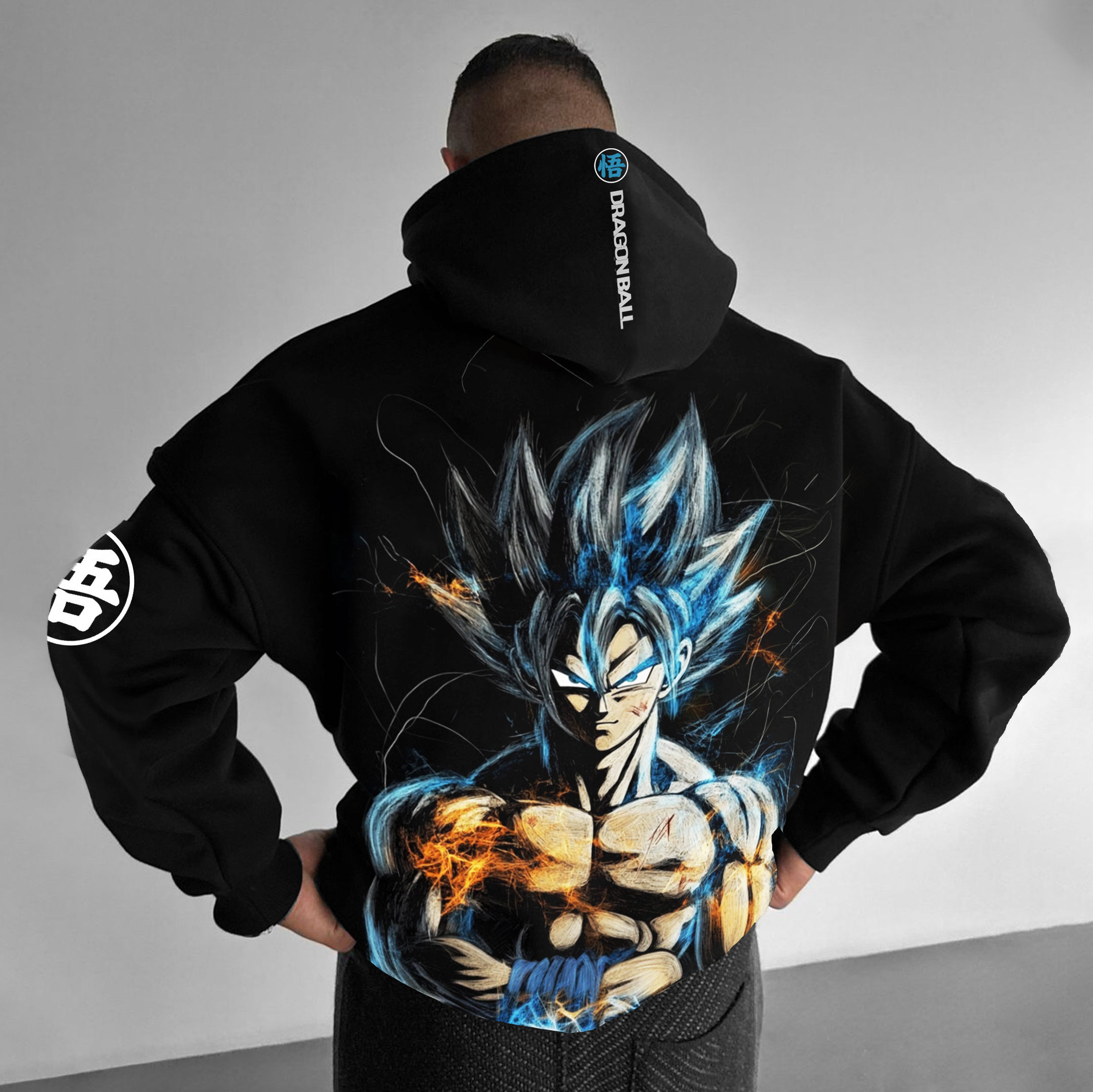 Unisex Anime Enthusiast Printed Oversized Hoodie-Teegamechanger
