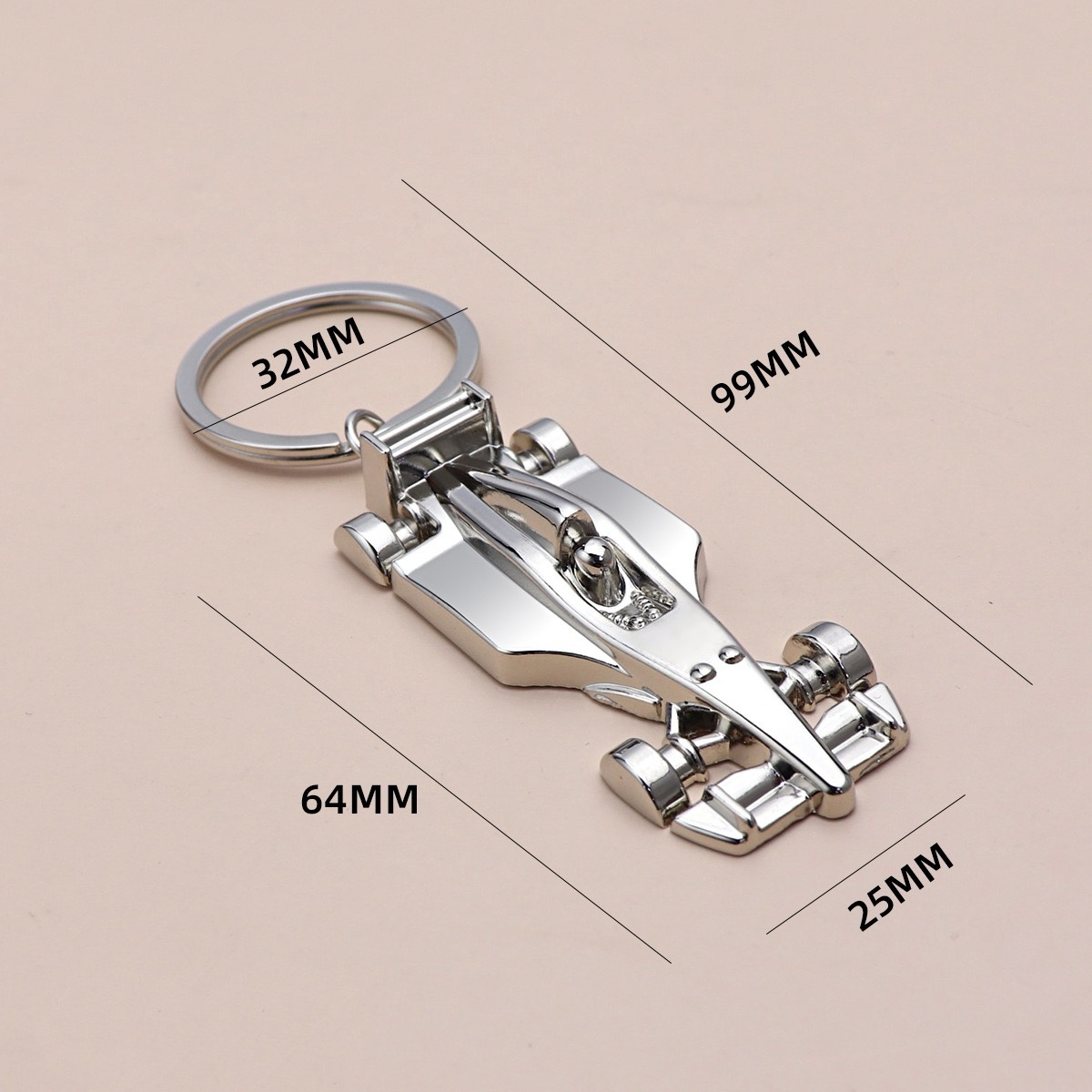 Creative F1 racing keychain pendant