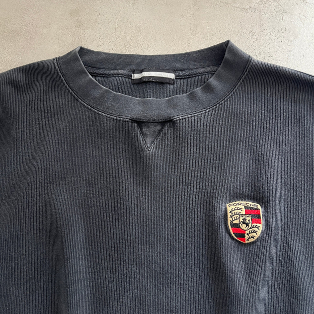 Unisex Vintage Machine Embroidered Racing Loose Sweatshirt