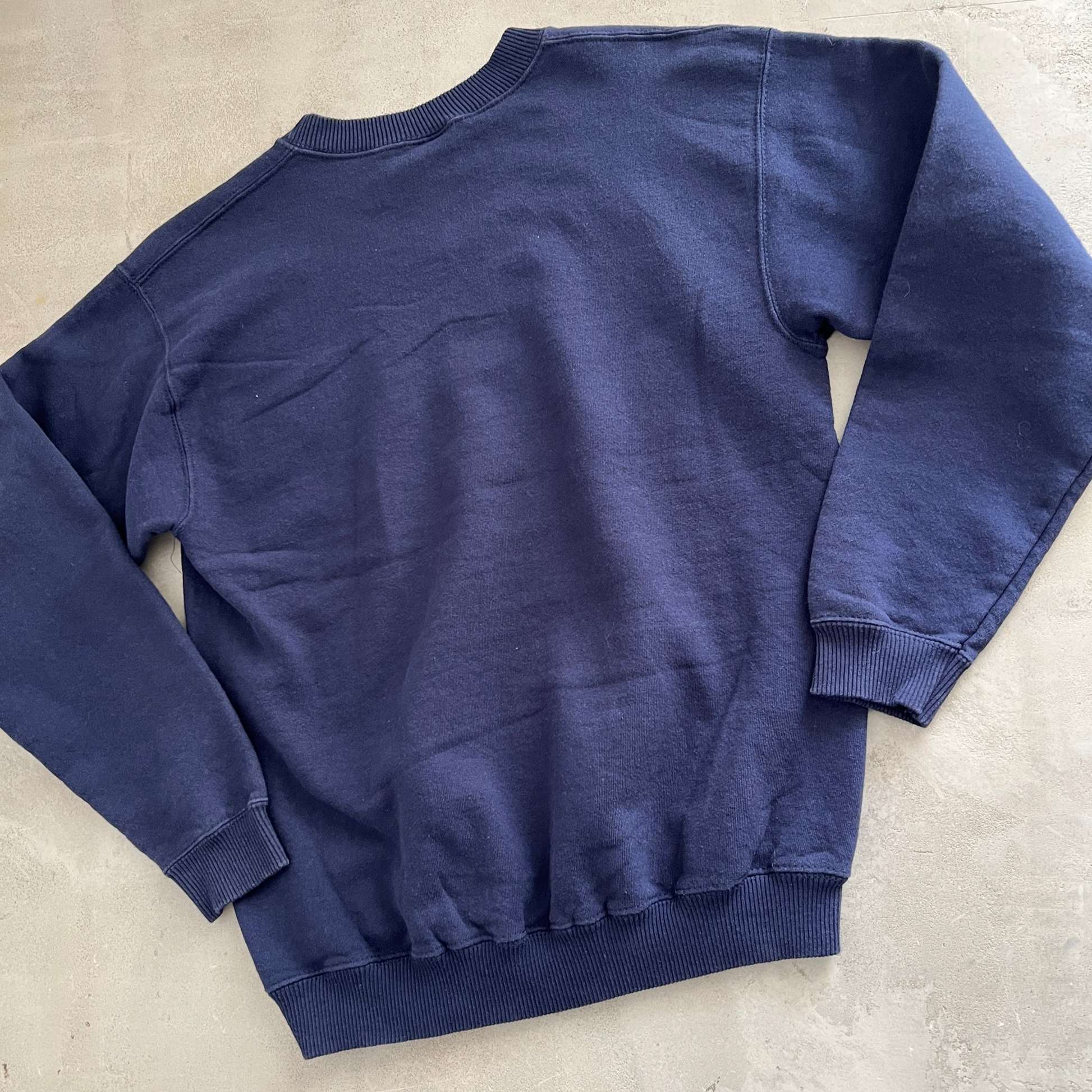 Unisex Vintage Machine Embroidered Racing Casual Oversized Sweatshirt