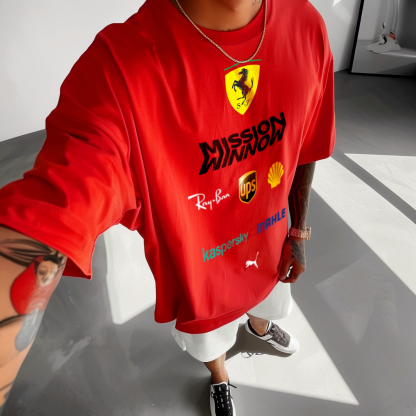 Partners Promotional Banner Fashion Print Logo T-Shirt