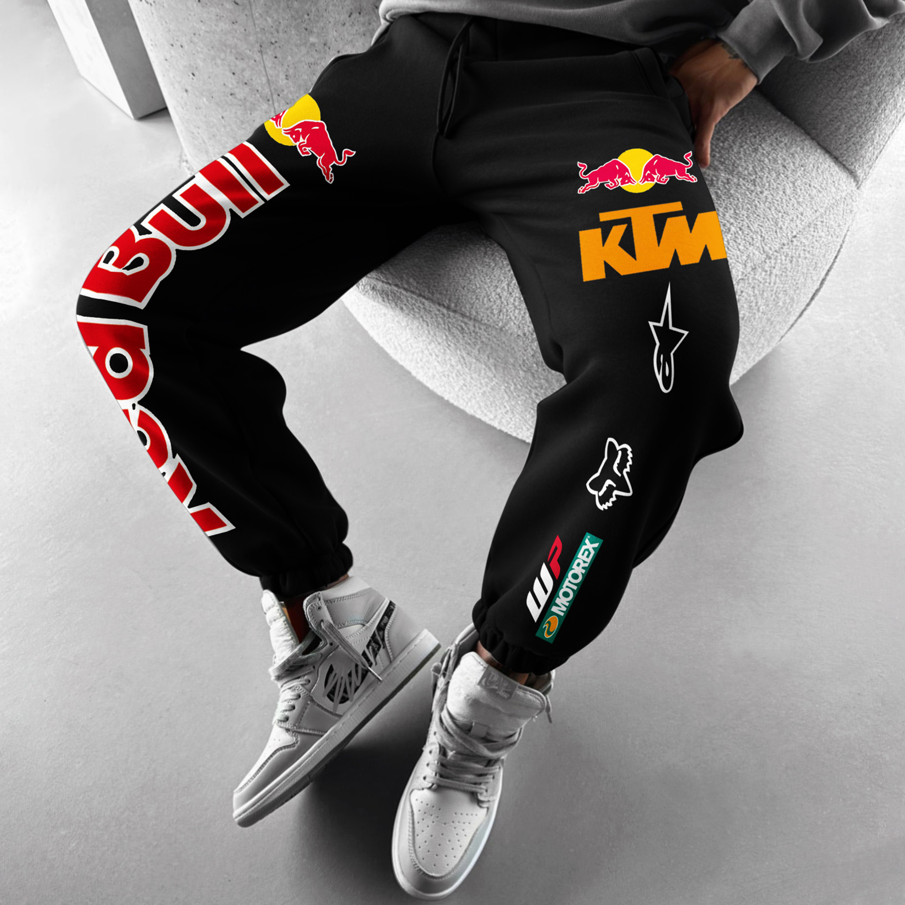 Fashionable Casual Gives You Wings Print Men's Sweatpants
