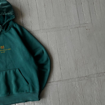 Unisex Vintage Oversized Racing Embroidered Y2K Hoodie