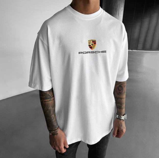 Unisex Casual Sports Car T-shirt