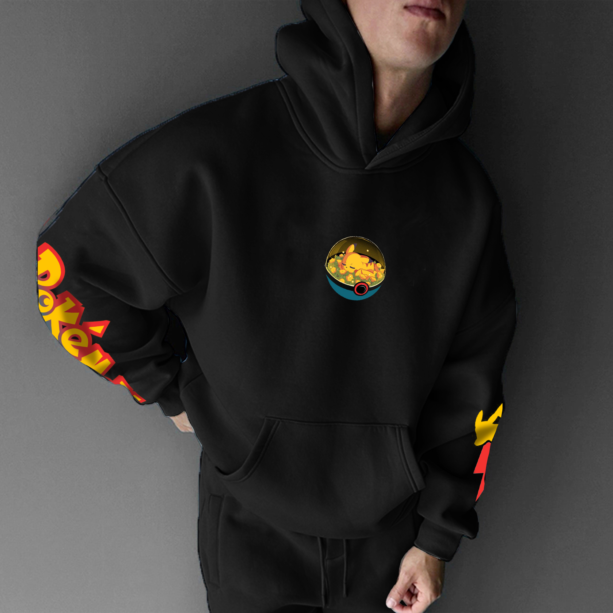 Unisex Anime Graphic Streetwear Vintage Hoodie