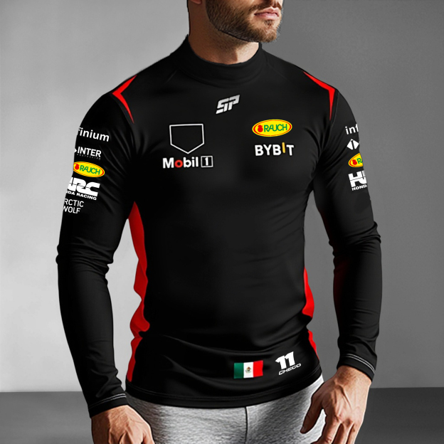Unisex Racing Slim Compression Long Sleeve T-Shirt