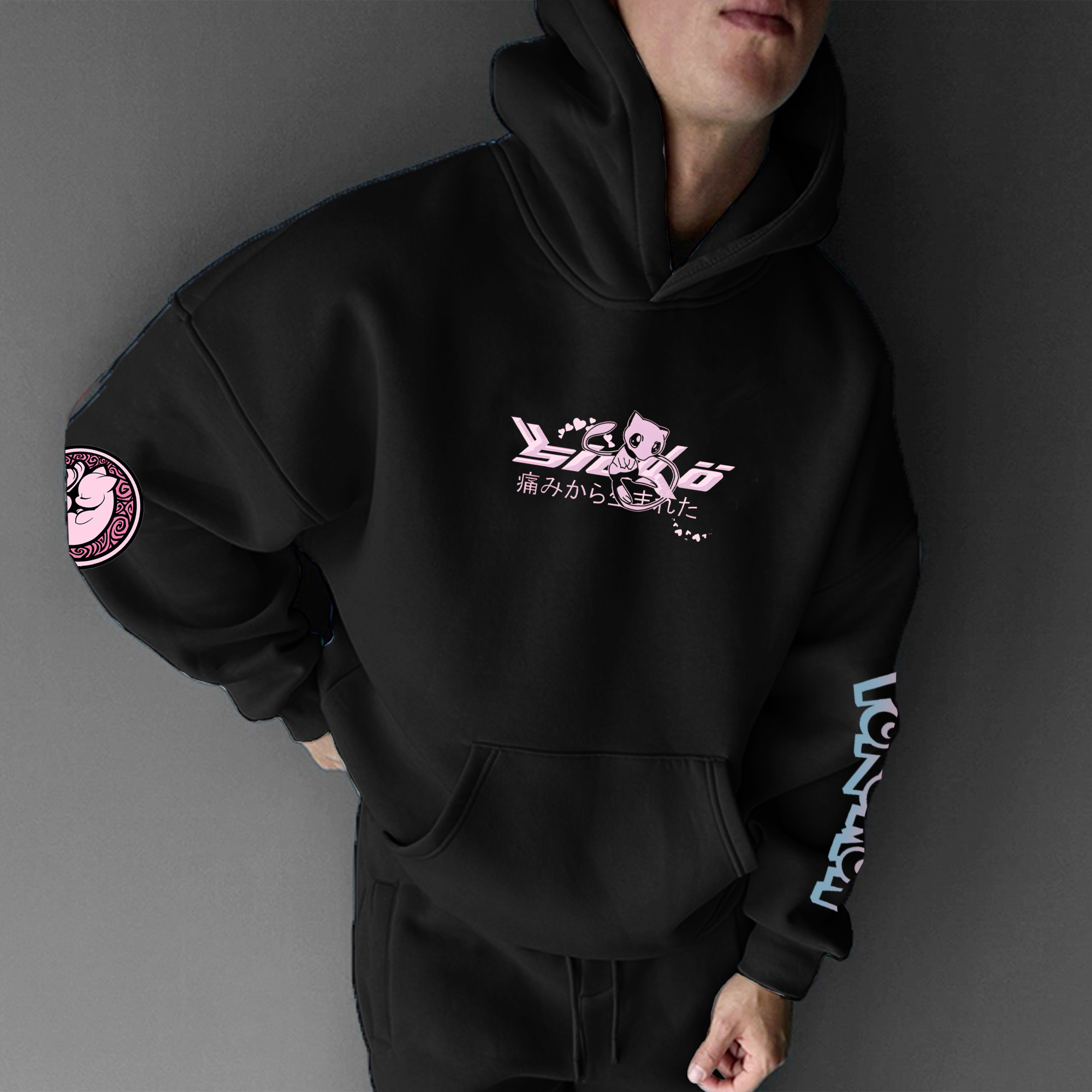Unisex Anime Graphic Streetwear Vintage Hoodie